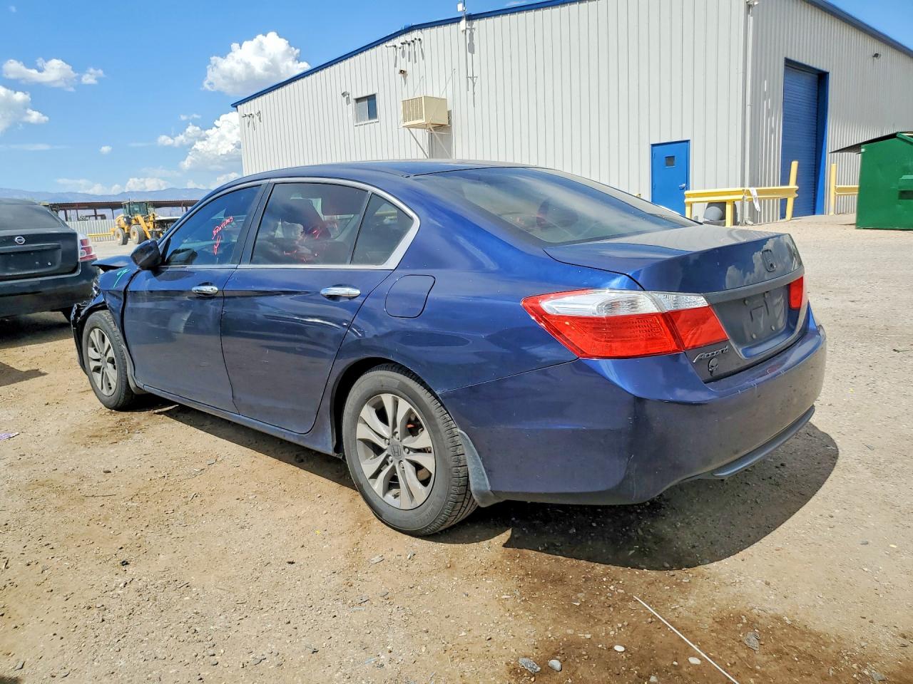 2015 Honda Accord Lx Blue vin: 1HGCR2F35FA090931