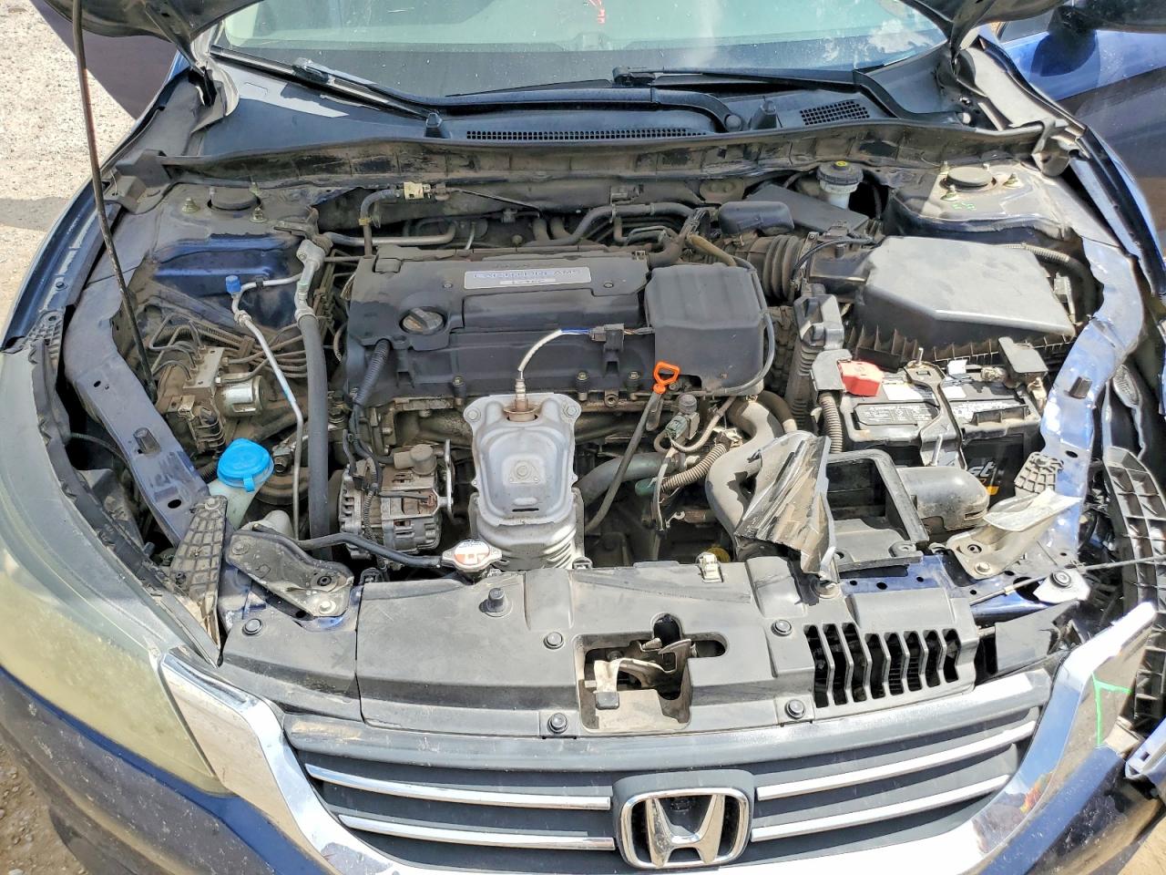 2015 Honda Accord Lx Blue vin: 1HGCR2F35FA090931