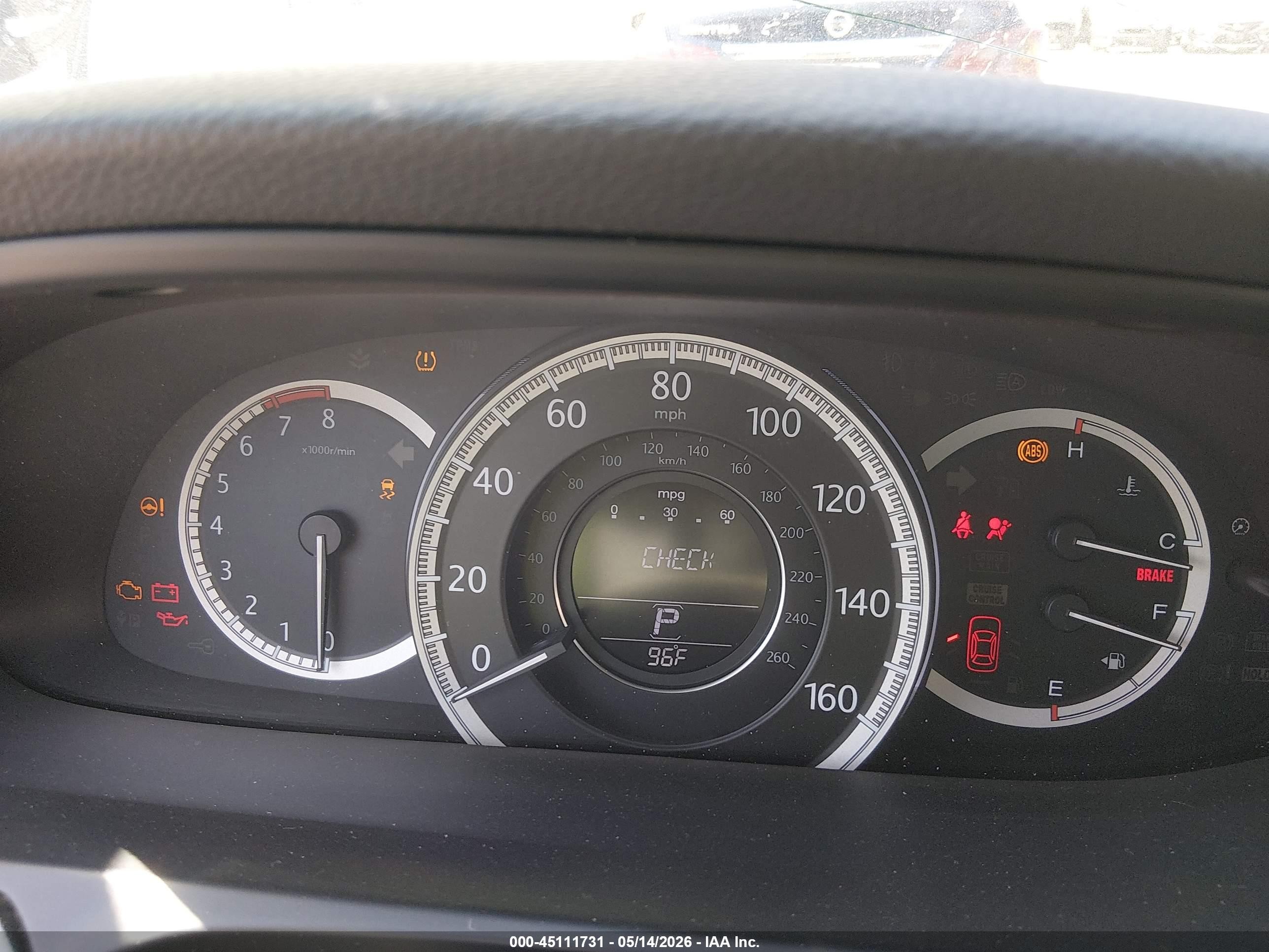 2015 Honda Accord Lx Gray vin: 1HGCR2F35FA118176