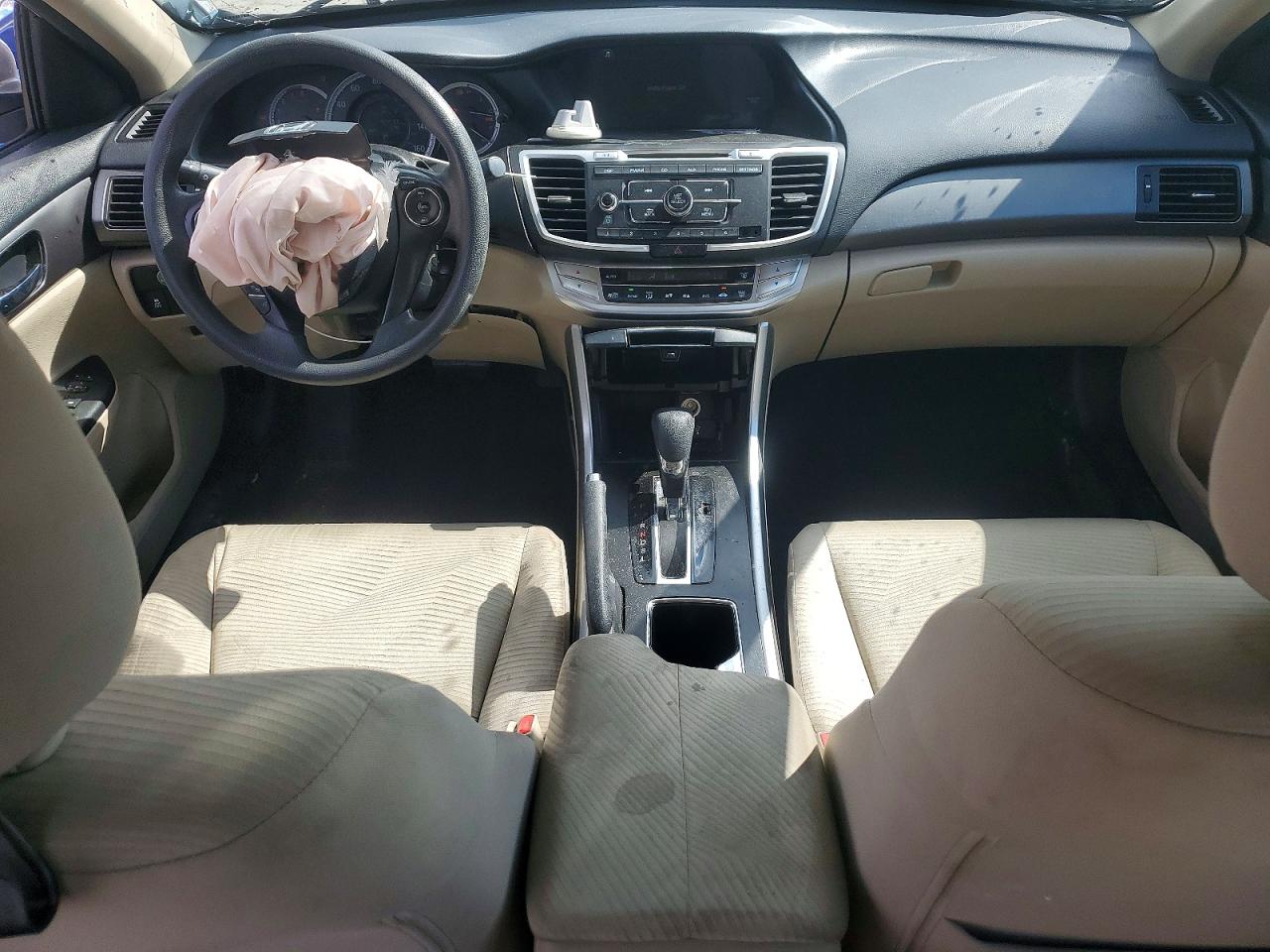 2015 Honda Accord Lx White vin: 1HGCR2F35FA123149
