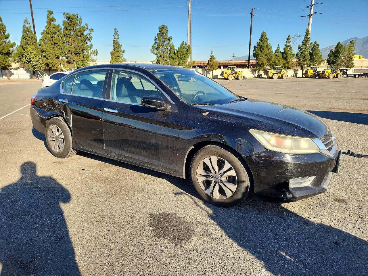 2015 Honda Accord Lx Black vin: 1HGCR2F35FA144390