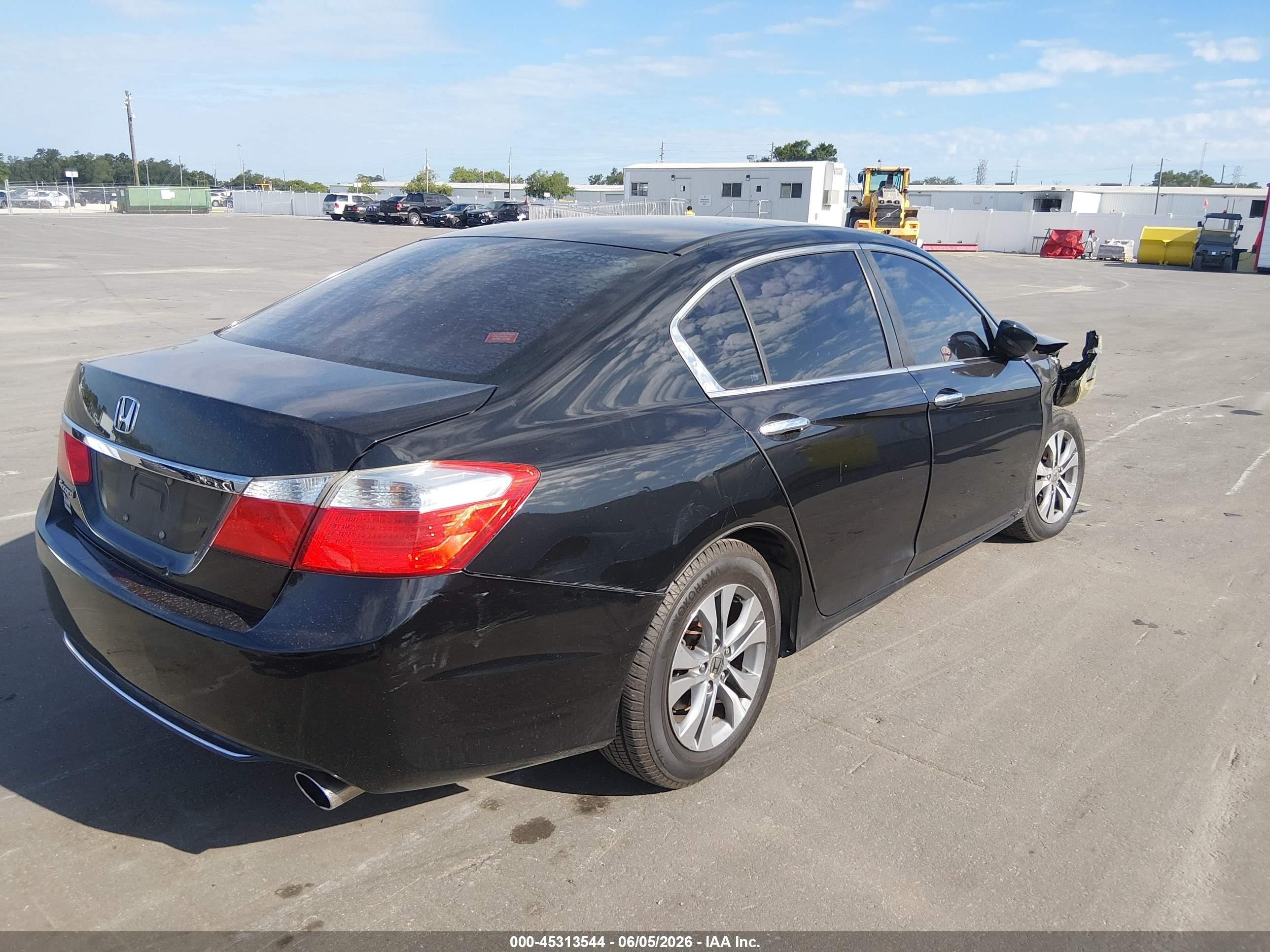 2015 Honda Accord Lx Черный vin: 1HGCR2F35FA146592