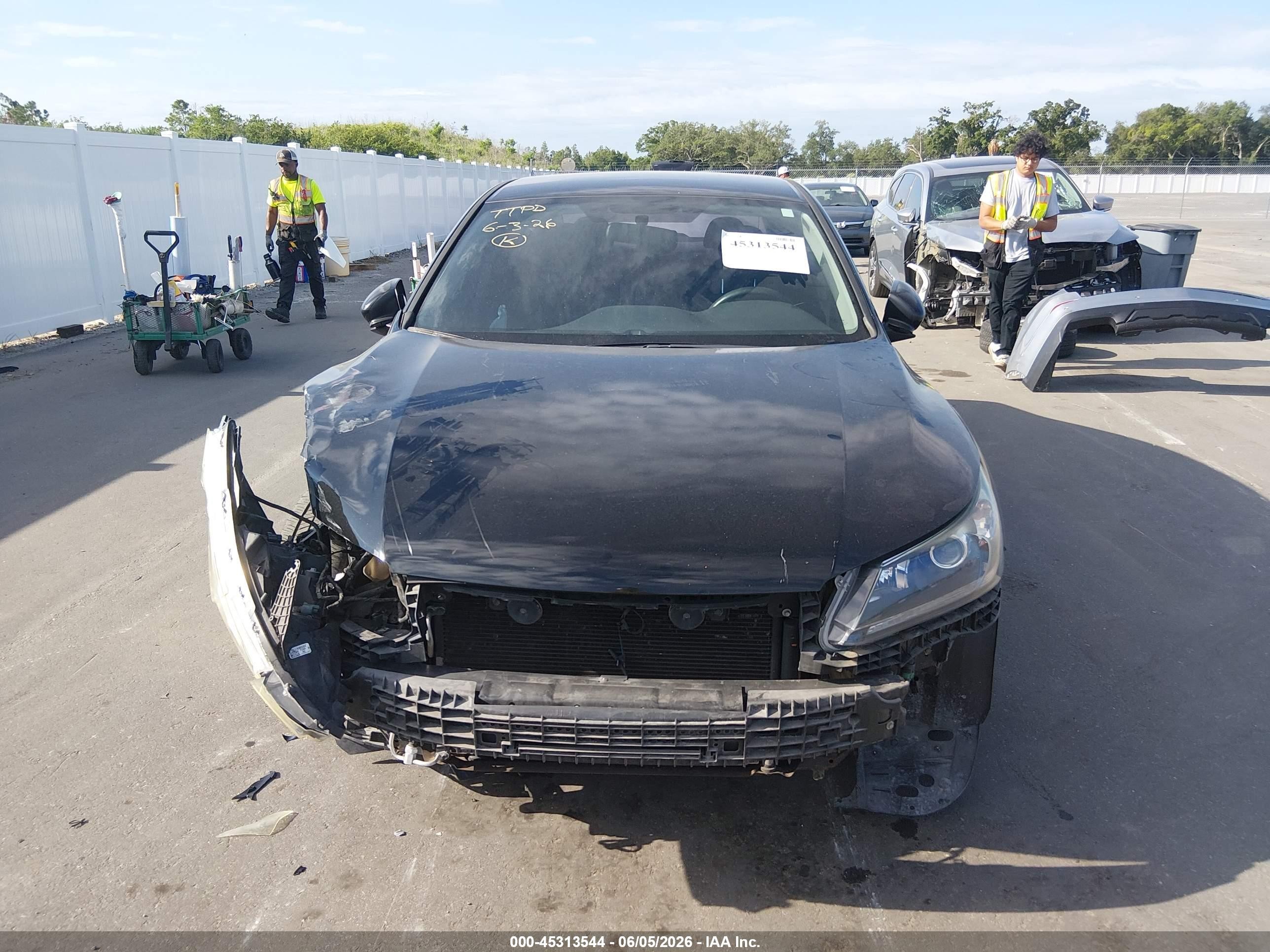 2015 Honda Accord Lx Черный vin: 1HGCR2F35FA146592