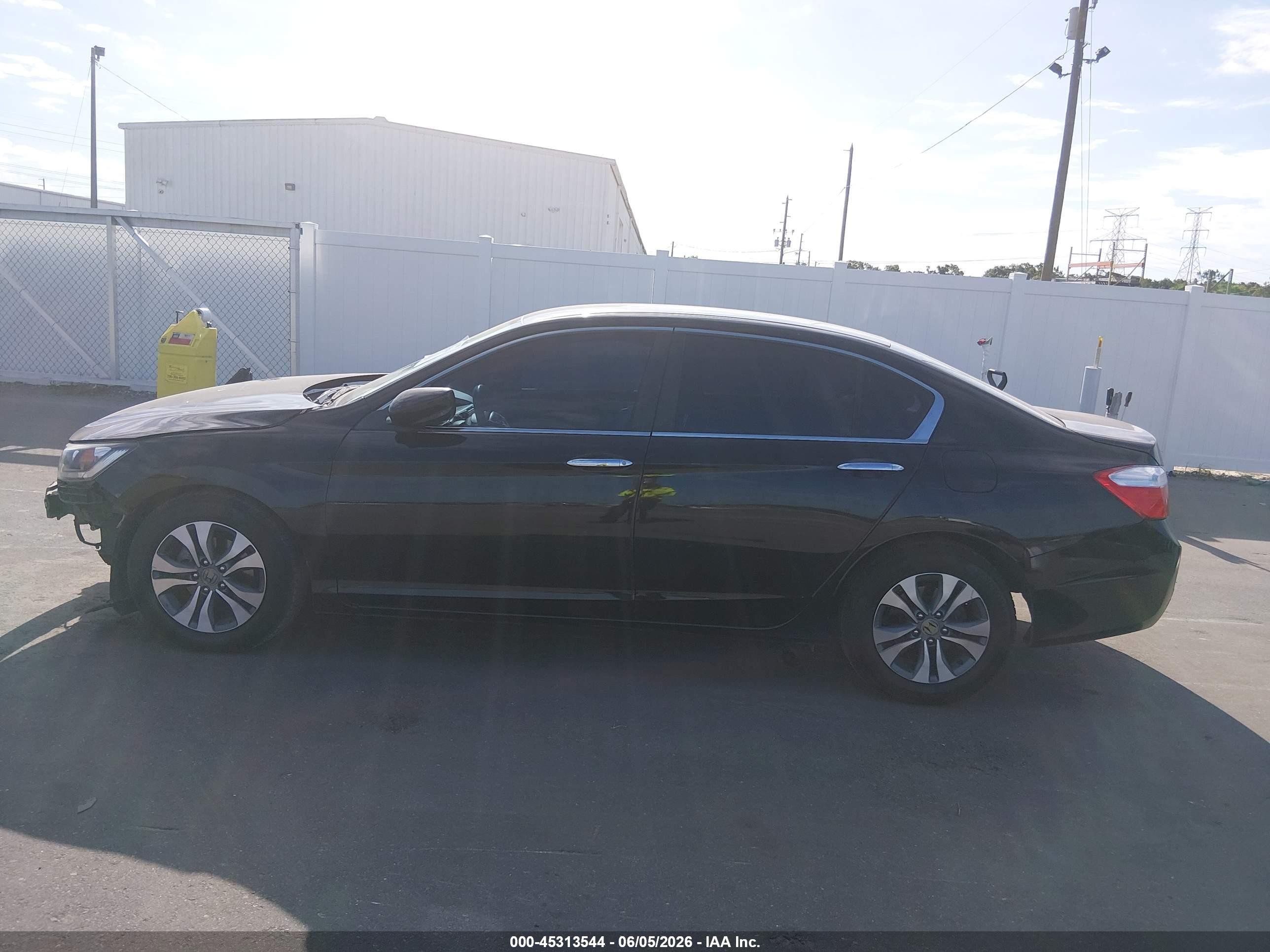 2015 Honda Accord Lx Черный vin: 1HGCR2F35FA146592