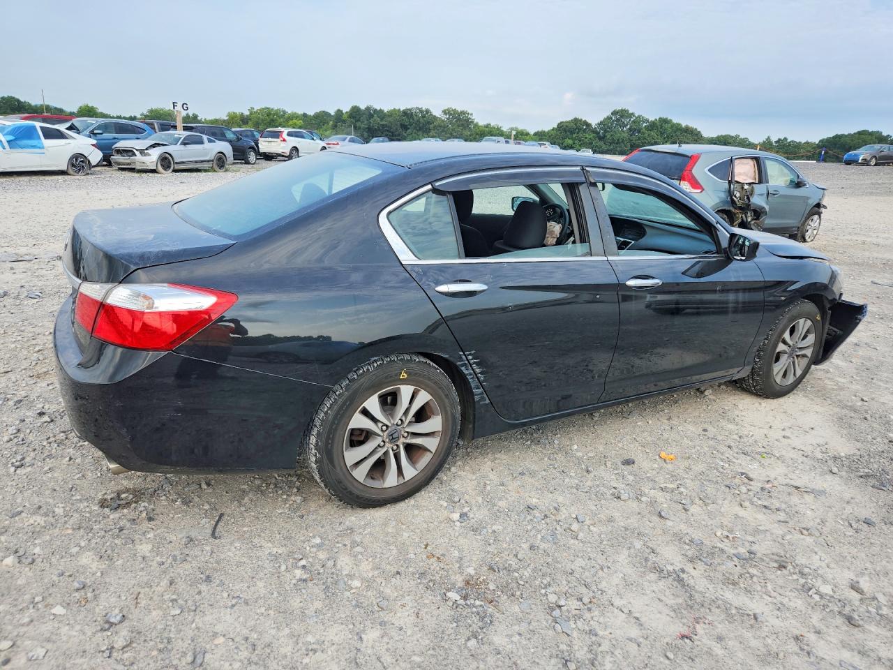 2015 Honda Accord Lx Black vin: 1HGCR2F35FA147631