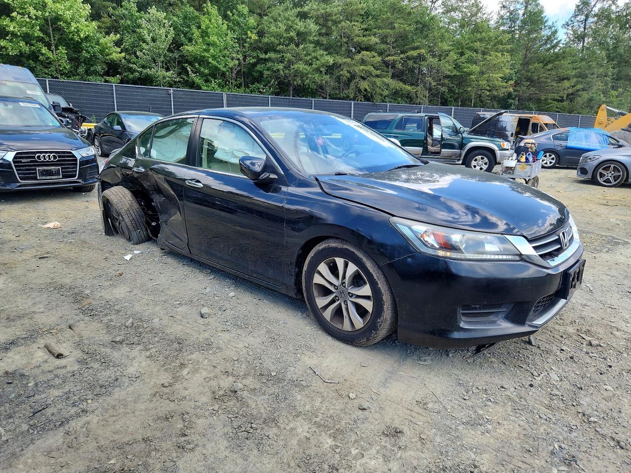 2015 Honda Accord Lx Черный vin: 1HGCR2F35FA159875