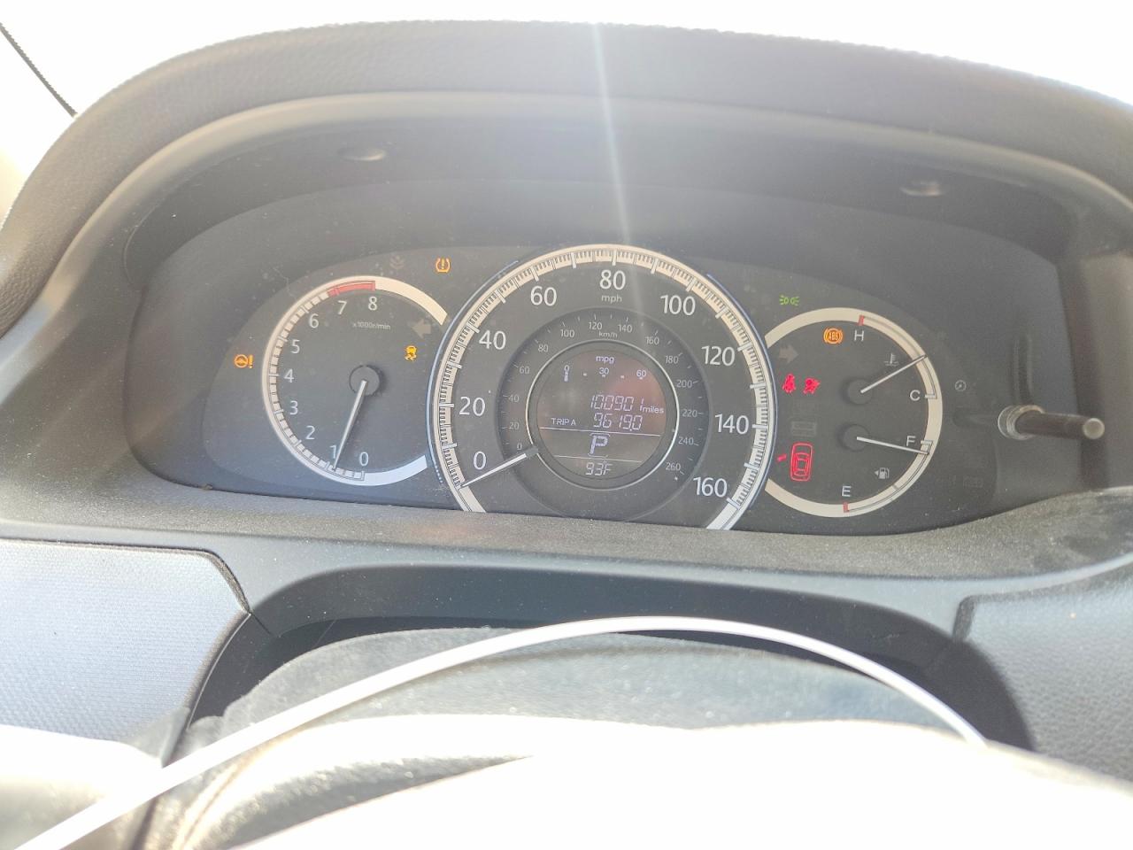 2015 Honda Accord Lx Черный vin: 1HGCR2F35FA159875