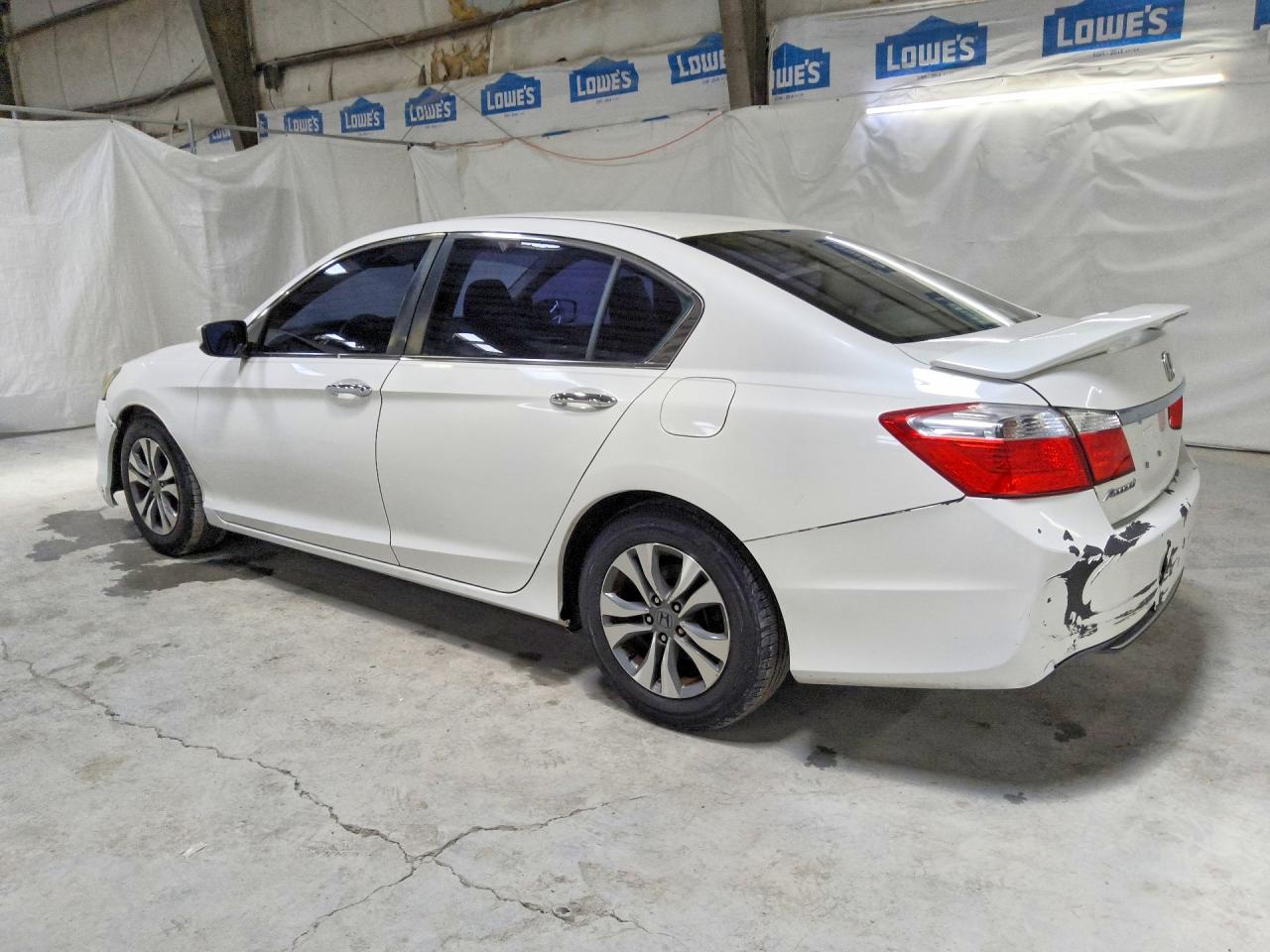 2015 Honda Accord Lx White vin: 1HGCR2F35FA182105