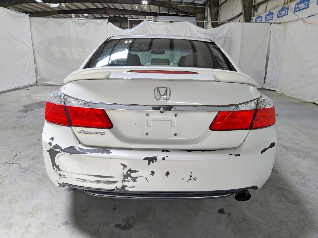 2015 Honda Accord Lx White vin: 1HGCR2F35FA182105