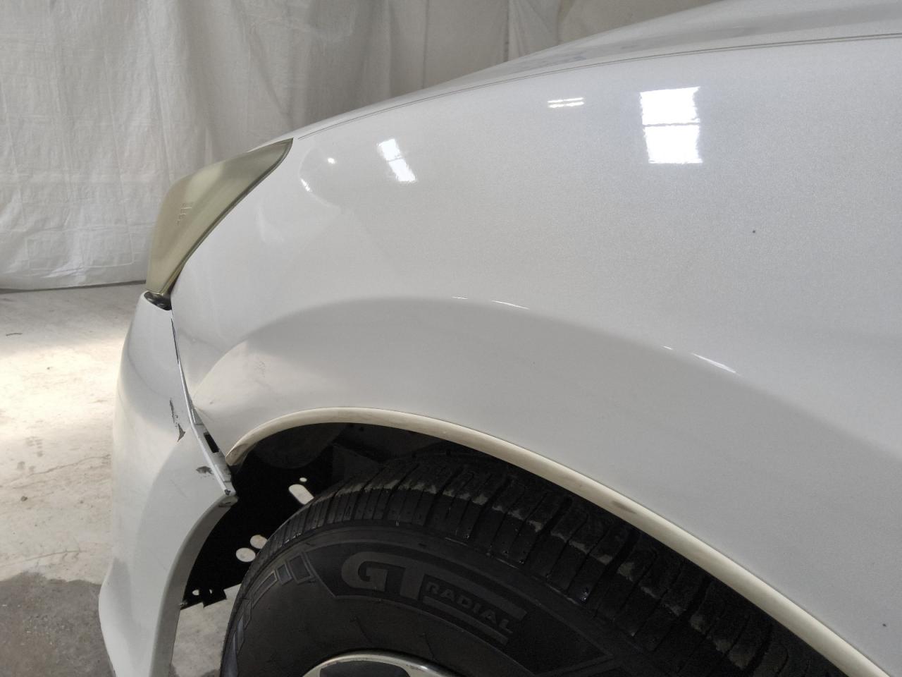 2015 Honda Accord Lx White vin: 1HGCR2F35FA182105 Damage: Left Front Fender, Chipped, 1