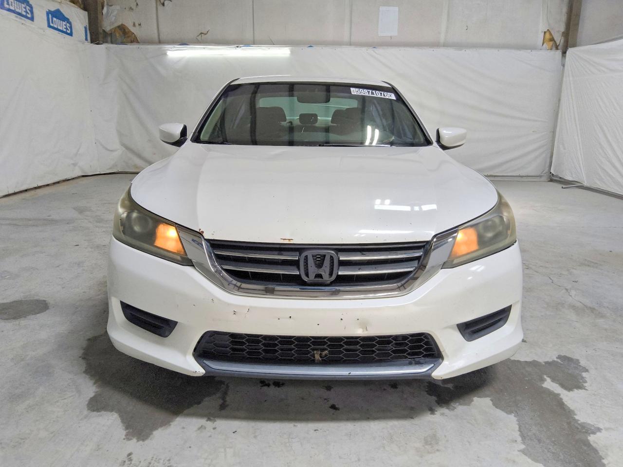 2015 Honda Accord Lx White vin: 1HGCR2F35FA182105