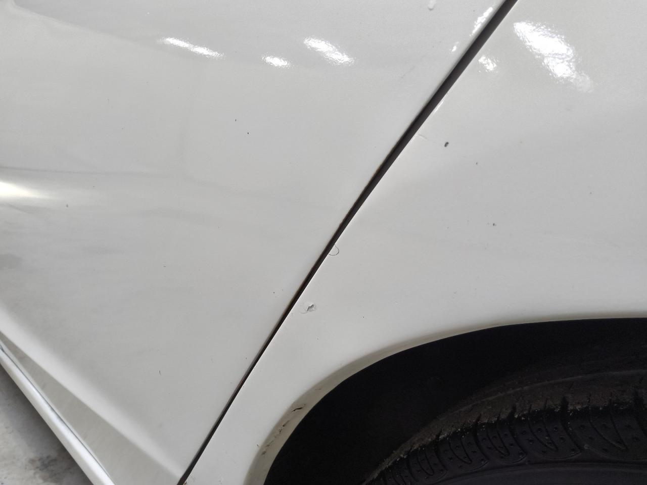 2015 Honda Accord Lx White vin: 1HGCR2F35FA182105 Damage: Left Qtr Panel, Previous Repair, Substandard Repair
