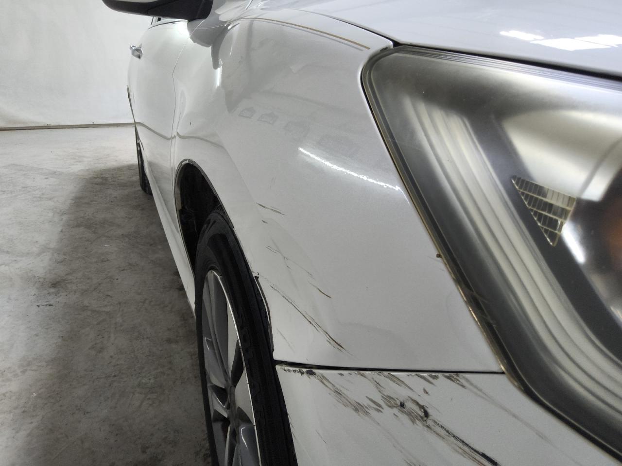 2015 Honda Accord Lx White vin: 1HGCR2F35FA182105 Damage: Right Front Fender, Dent(S) W/ Paint Dmg, > 12 Inches