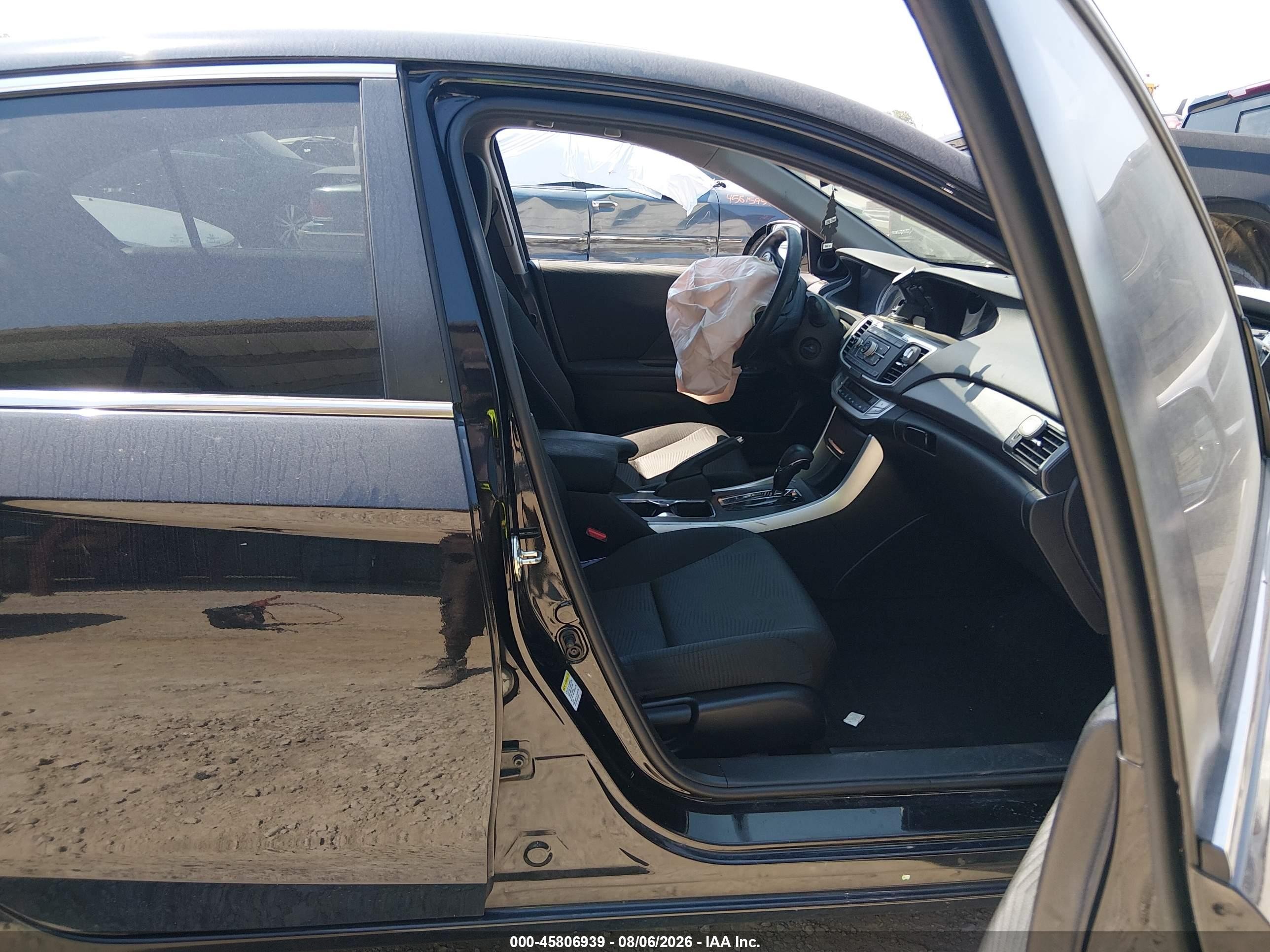 2015 Honda Accord Lx Черный vin: 1HGCR2F35FA183092
