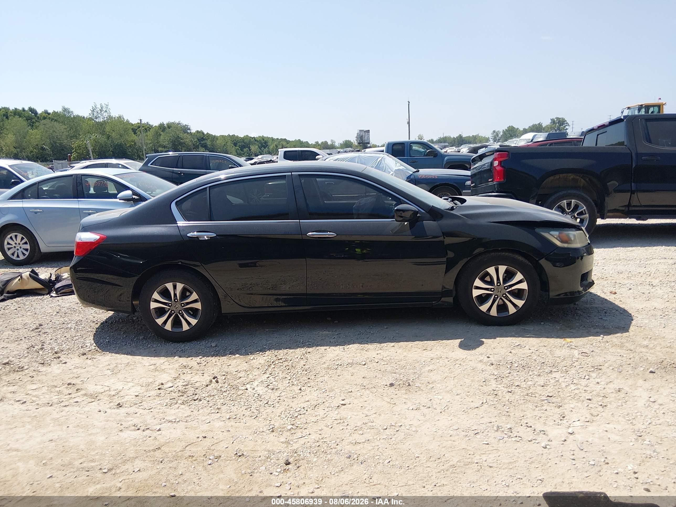 2015 Honda Accord Lx Черный vin: 1HGCR2F35FA183092