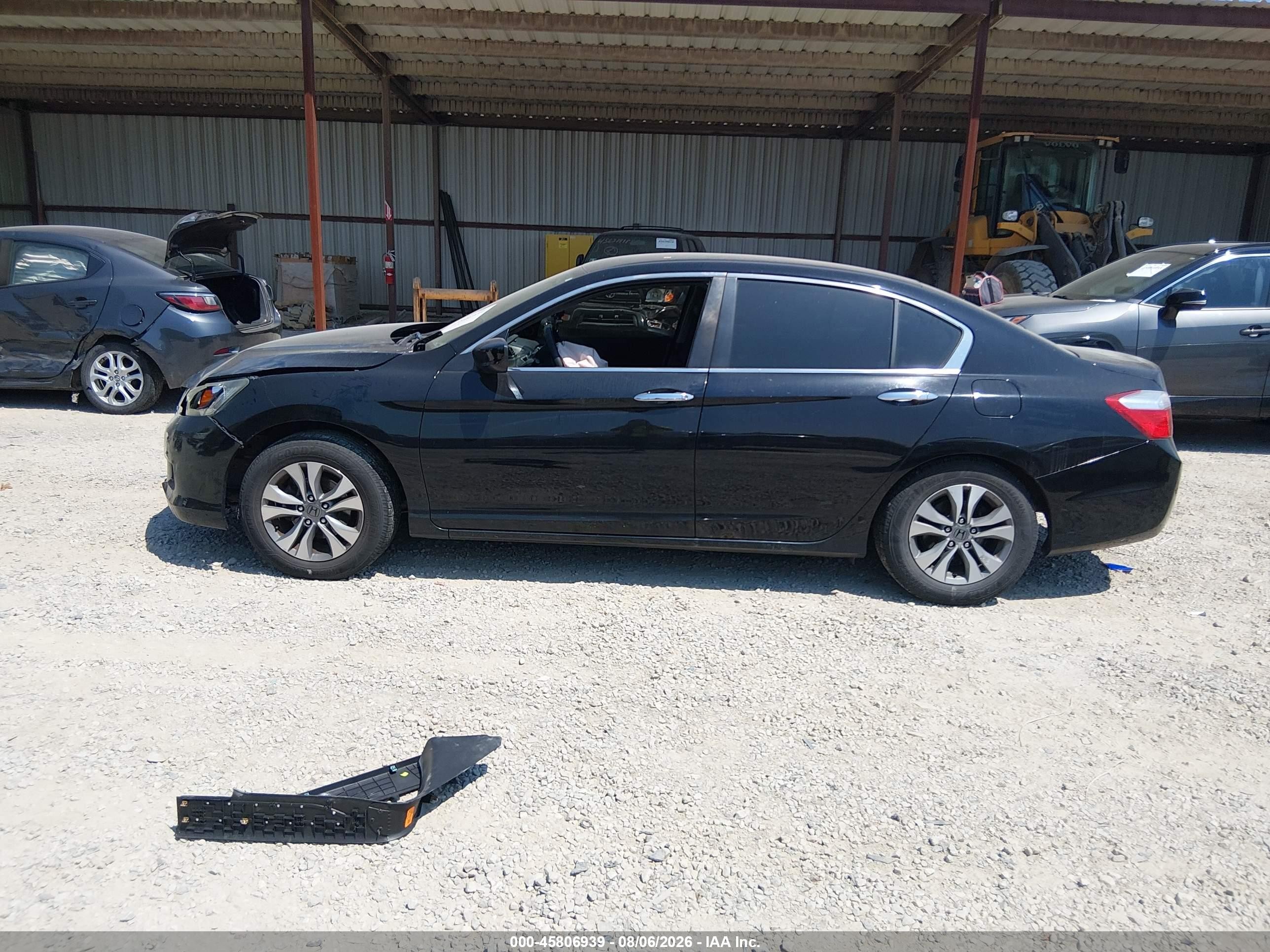 2015 Honda Accord Lx Черный vin: 1HGCR2F35FA183092