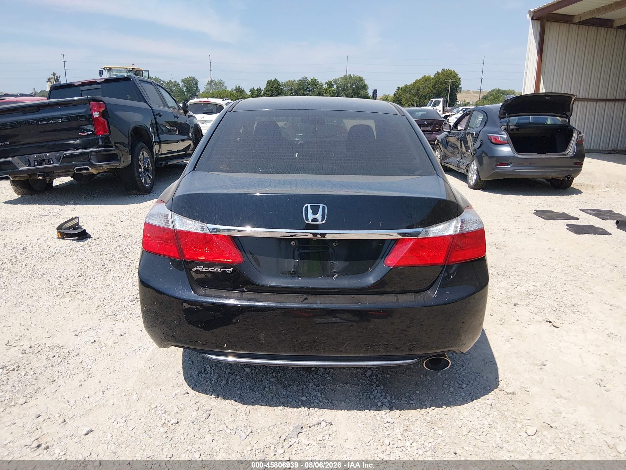 2015 Honda Accord Lx Черный vin: 1HGCR2F35FA183092