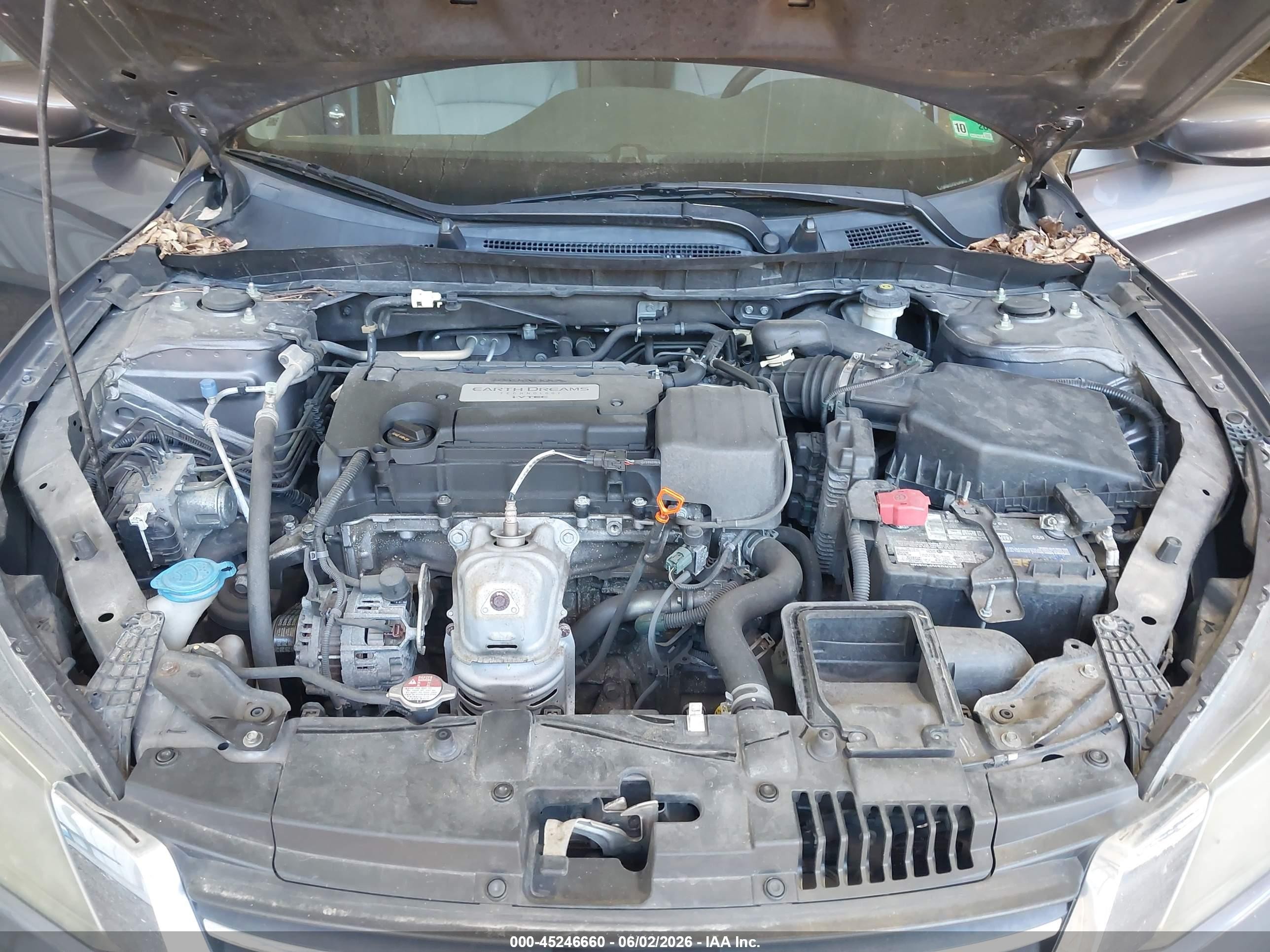 2015 Honda Accord Lx Blue vin: 1HGCR2F35FA189457