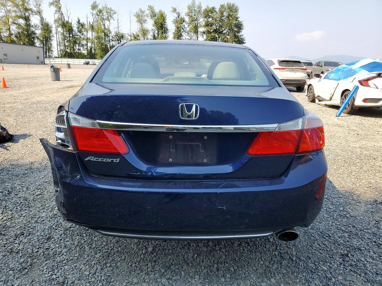 2015 Honda Accord Lx Blue vin: 1HGCR2F35FA192259