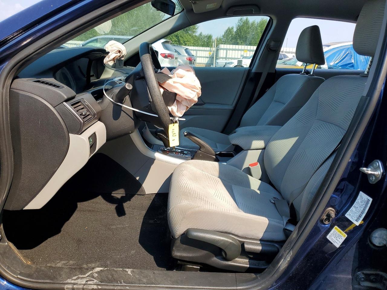 2015 Honda Accord Lx Blue vin: 1HGCR2F35FA192259