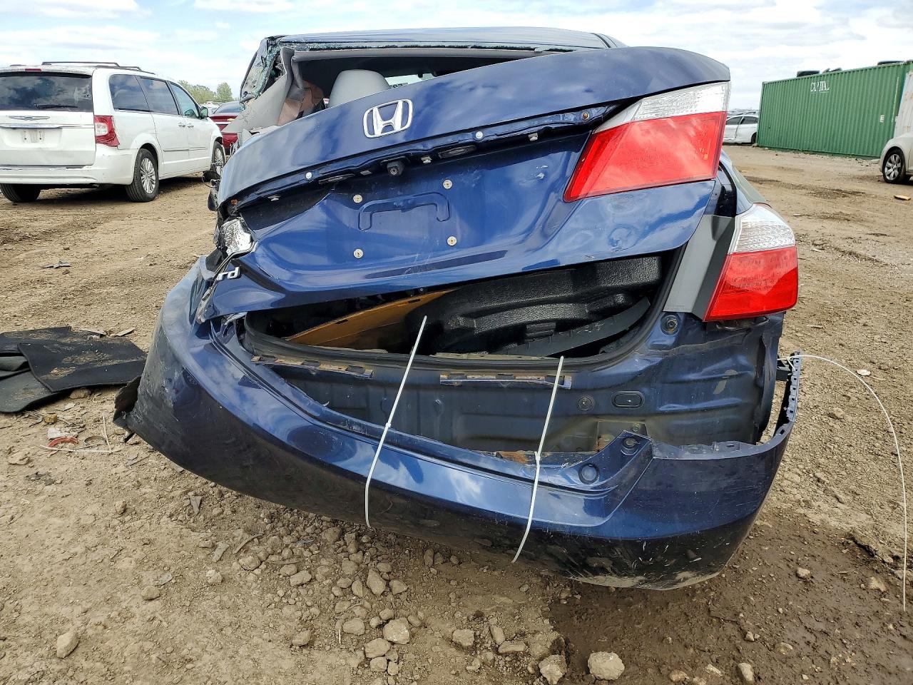 2015 Honda Accord Lx Blue vin: 1HGCR2F35FA198191