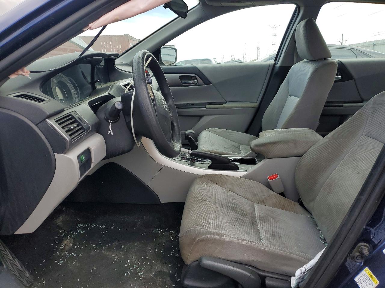 2015 Honda Accord Lx Blue vin: 1HGCR2F35FA198191