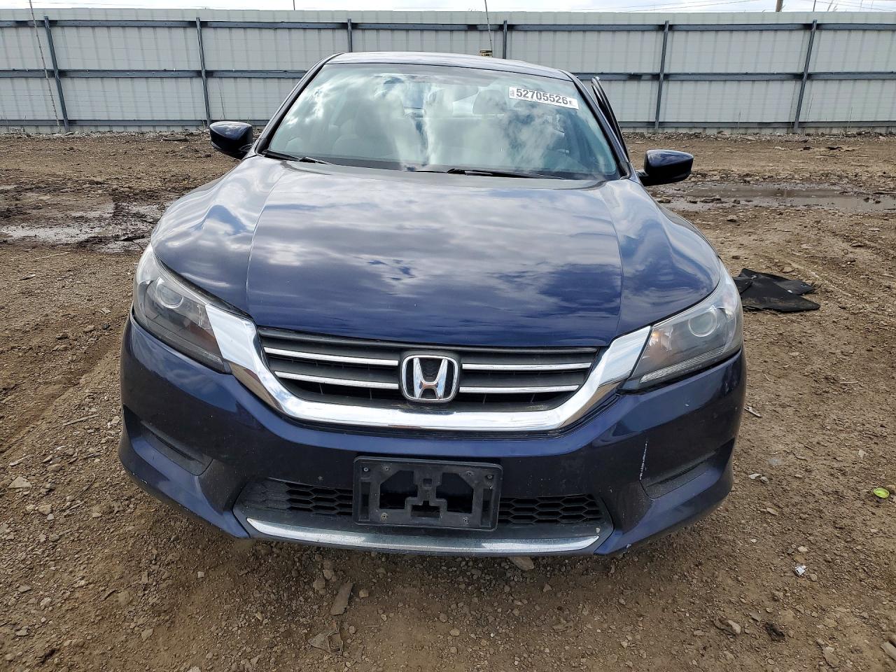 2015 Honda Accord Lx Blue vin: 1HGCR2F35FA198191