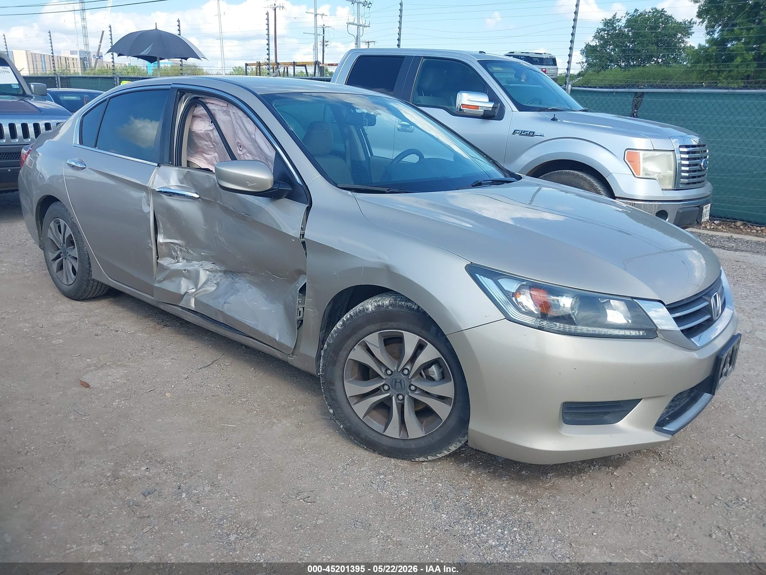 2015 Honda Accord Lx Silver vin: 1HGCR2F35FA205043