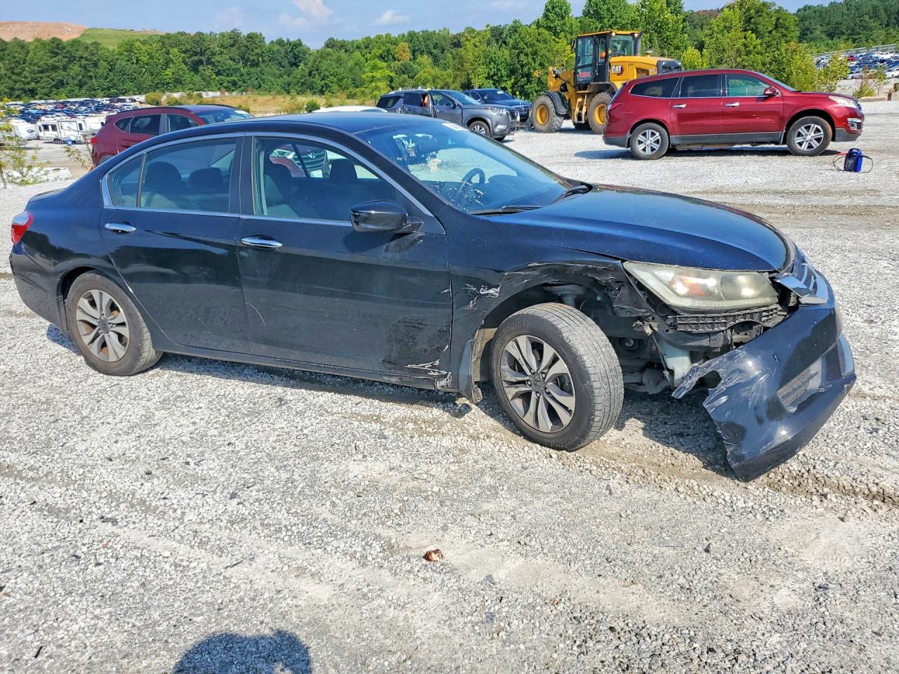 2015 Honda Accord Lx Black vin: 1HGCR2F35FA206239