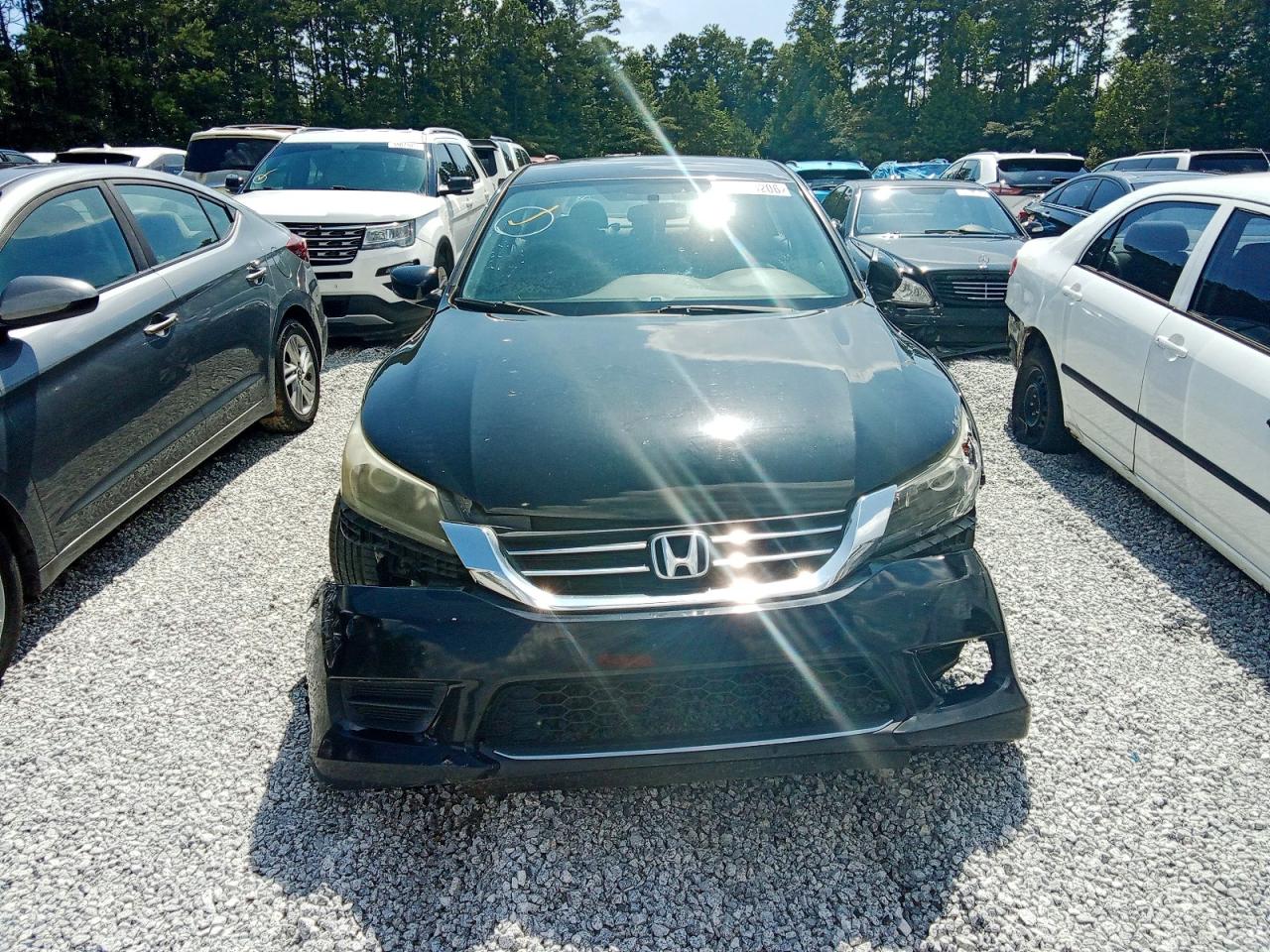 2015 Honda Accord Lx Black vin: 1HGCR2F35FA206239