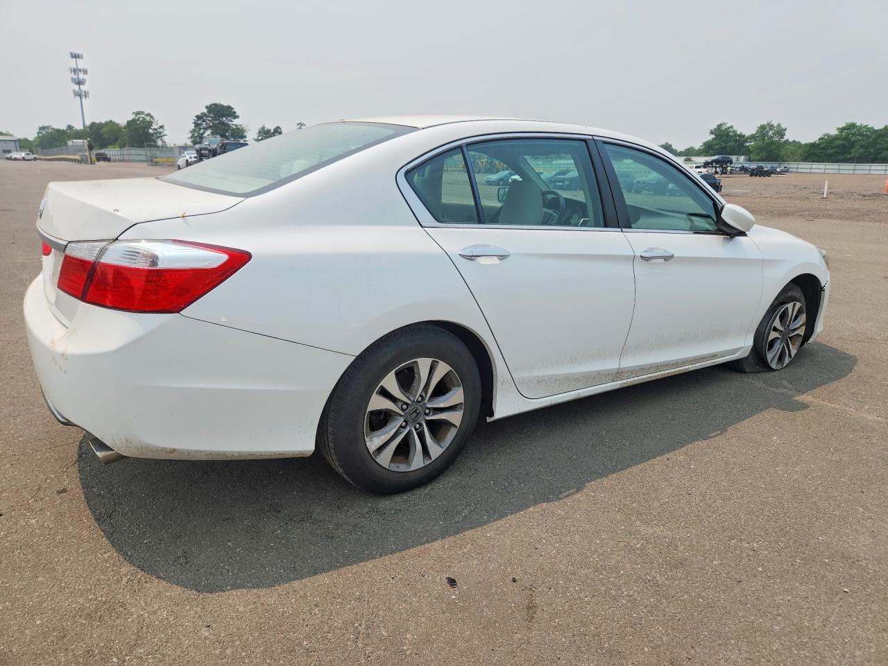 2015 Honda Accord Lx White vin: 1HGCR2F35FA210758