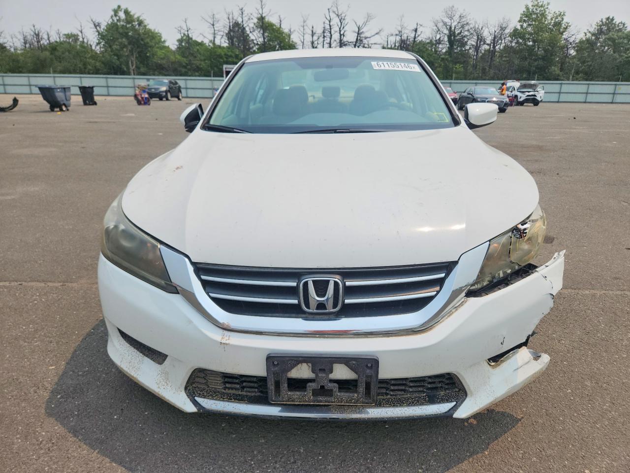 2015 Honda Accord Lx White vin: 1HGCR2F35FA210758