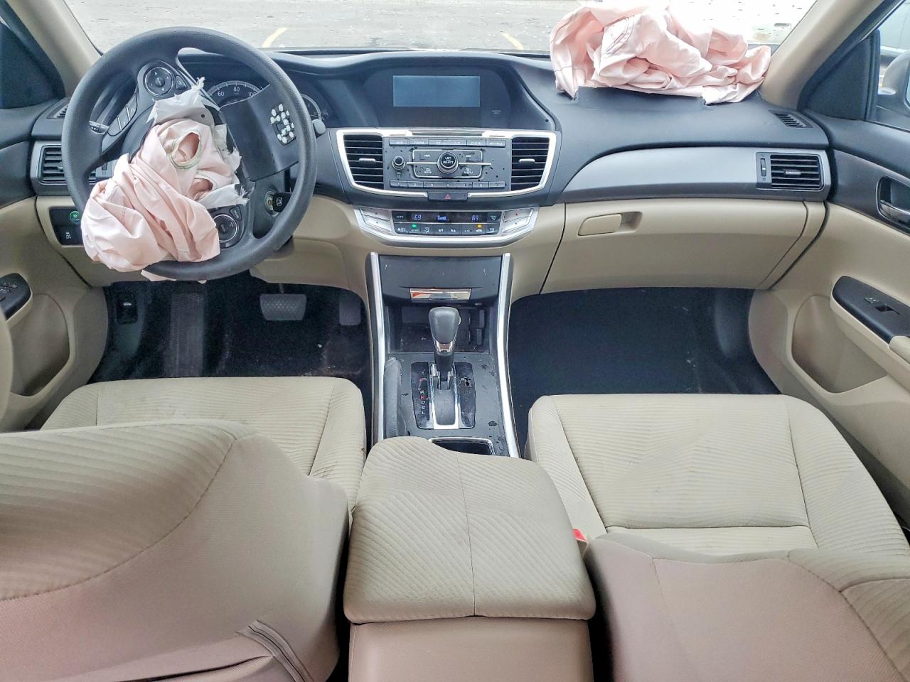 2015 Honda Accord Lx White vin: 1HGCR2F35FA211747