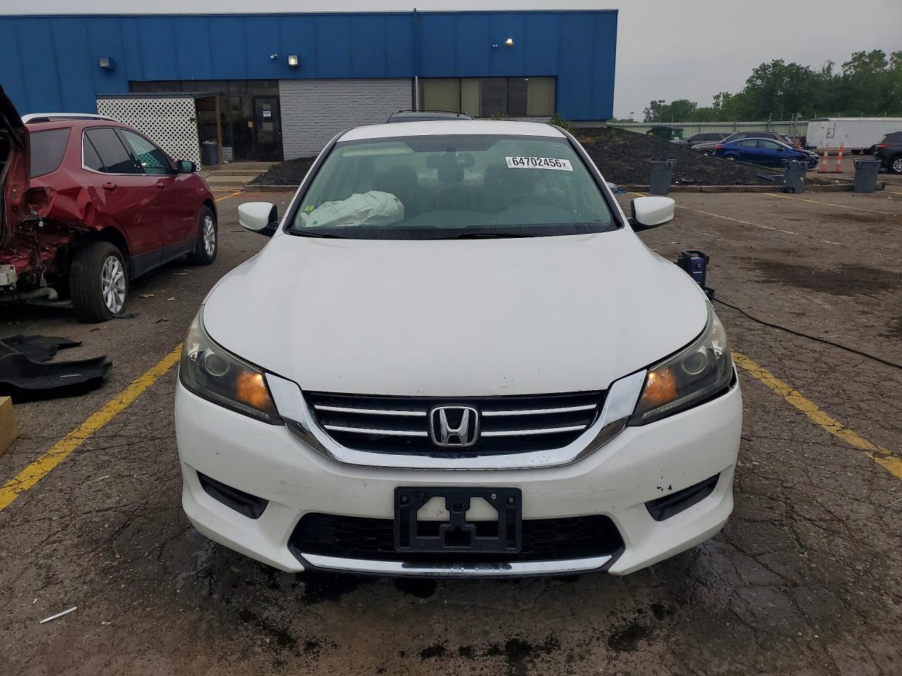 2015 Honda Accord Lx White vin: 1HGCR2F35FA211747