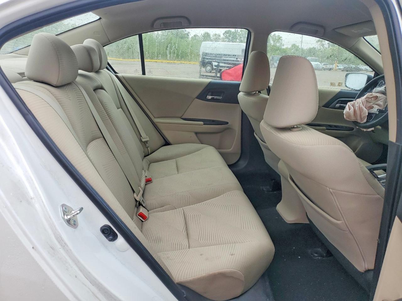 2015 Honda Accord Lx White vin: 1HGCR2F35FA211747