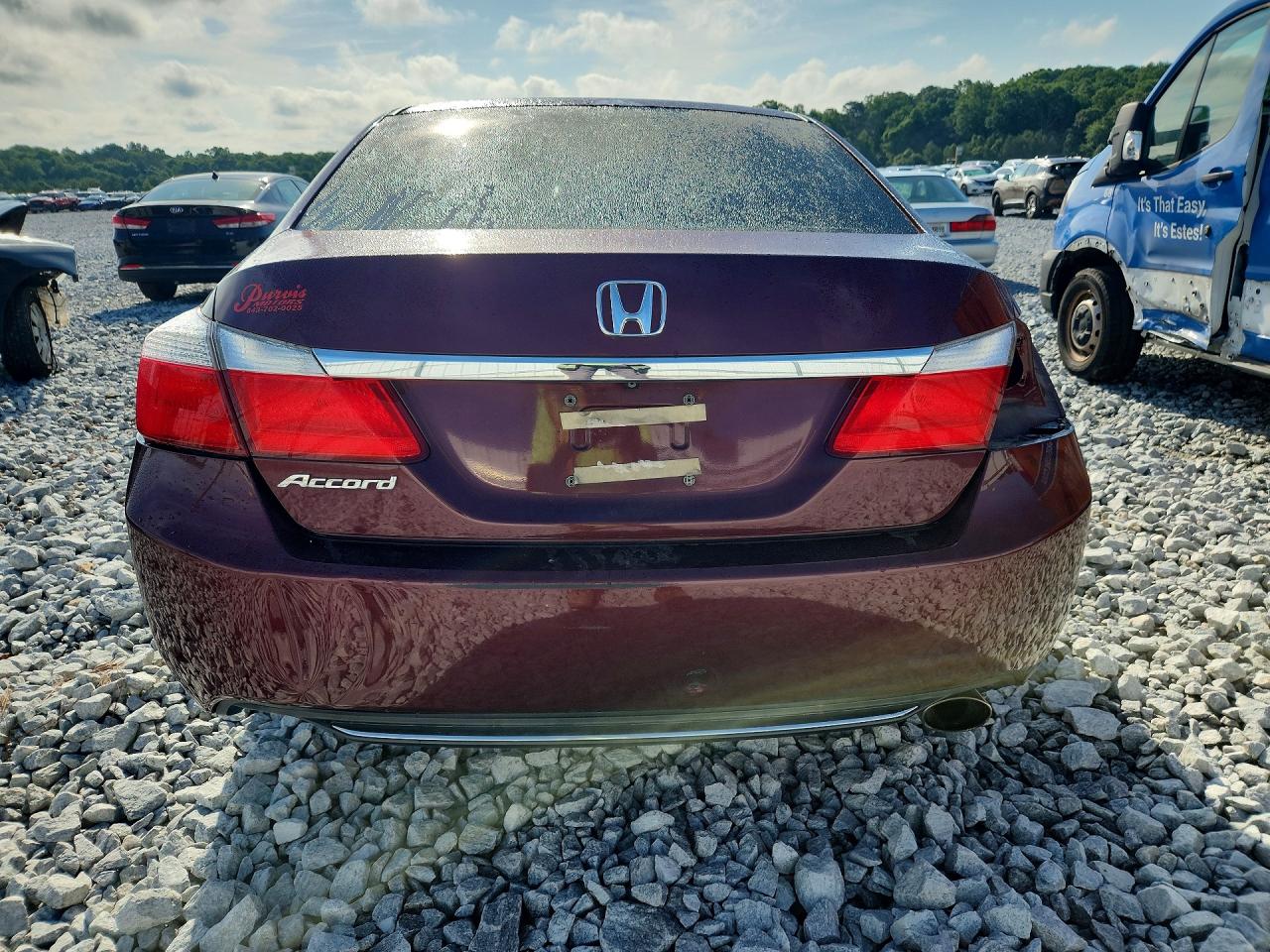 2015 Honda Accord Lx Темно-бордовый vin: 1HGCR2F35FA218259
