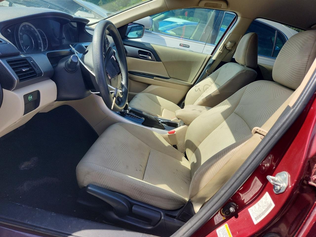 2015 Honda Accord Lx Темно-бордовый vin: 1HGCR2F35FA218259