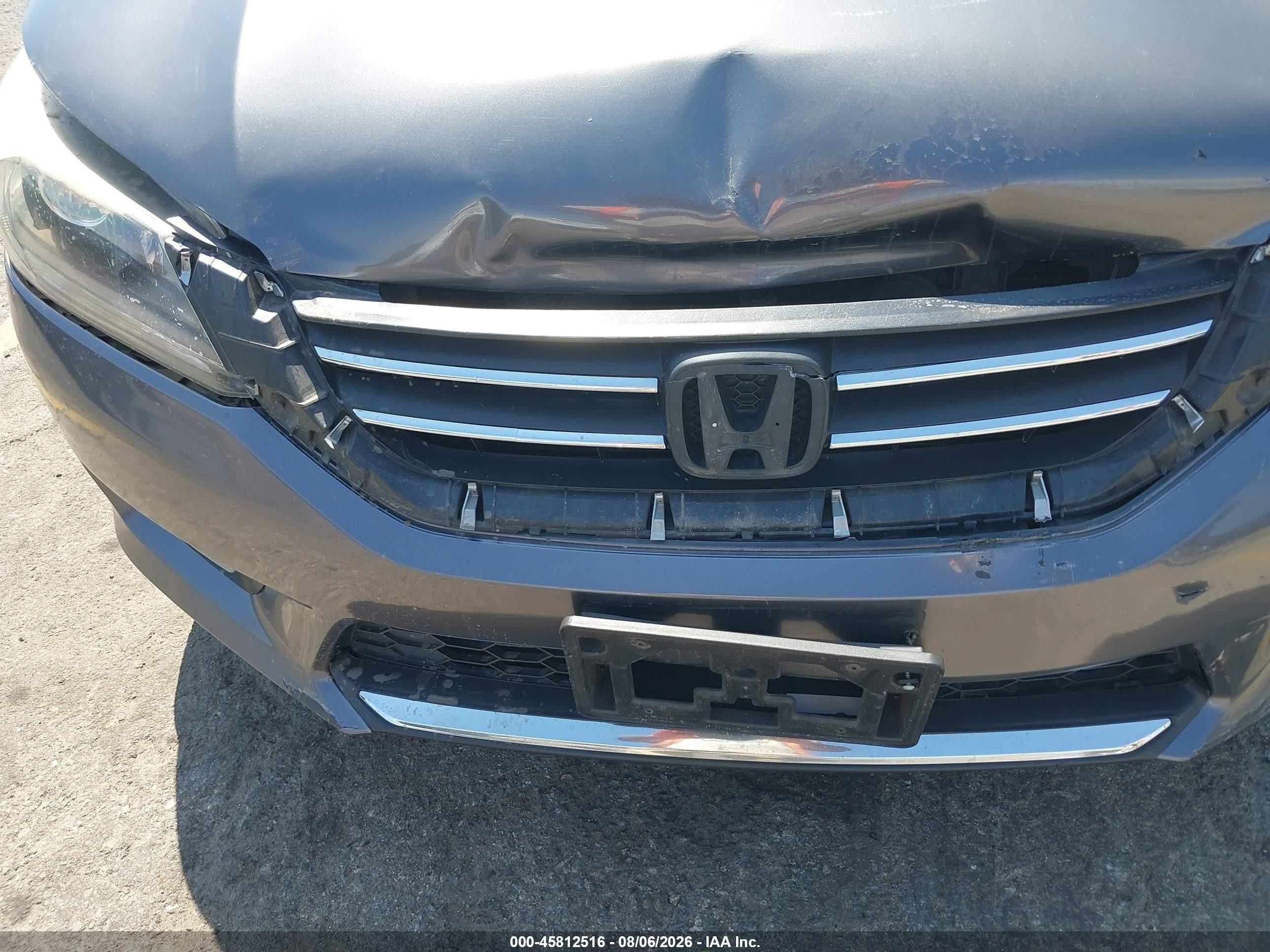 2015 Honda Accord Lx Серый vin: 1HGCR2F35FA234395