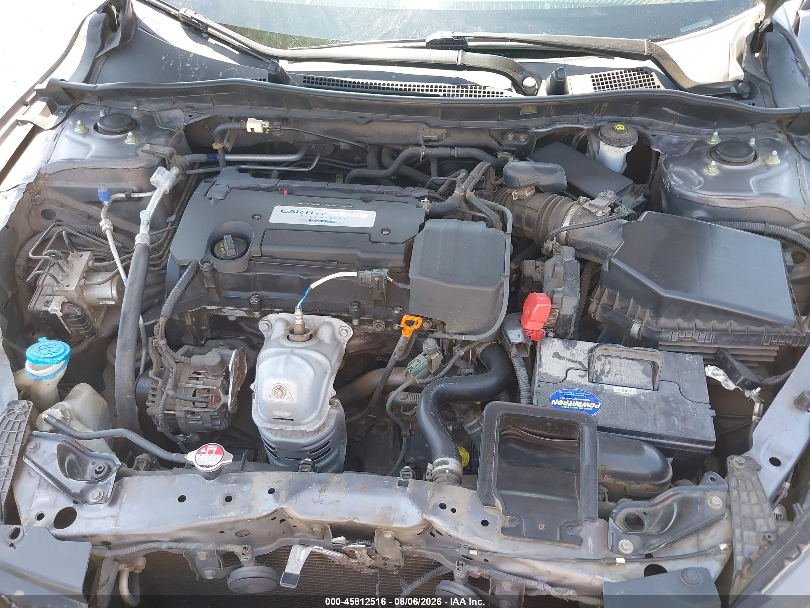 2015 Honda Accord Lx Серый vin: 1HGCR2F35FA234395