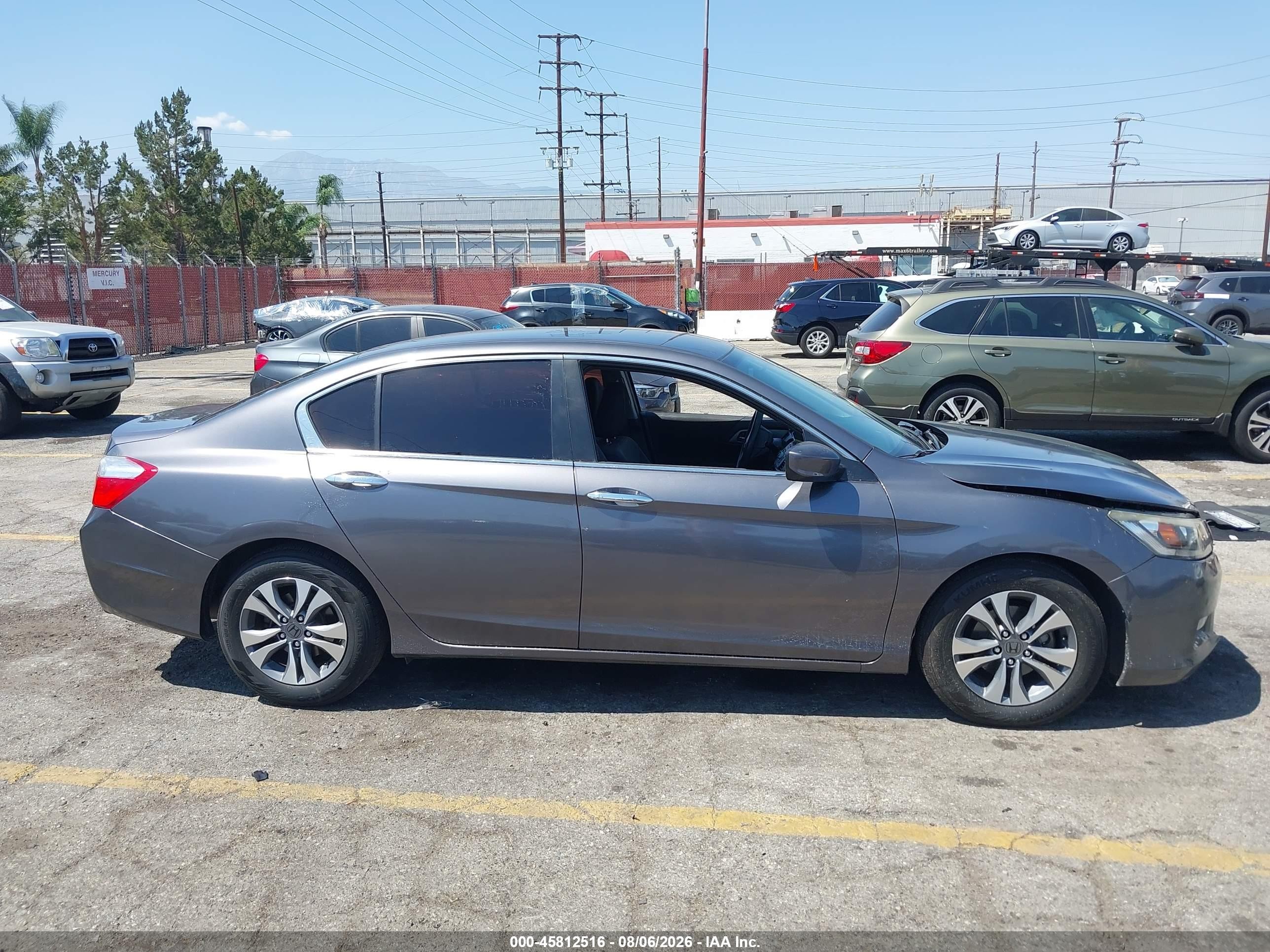 2015 Honda Accord Lx Серый vin: 1HGCR2F35FA234395