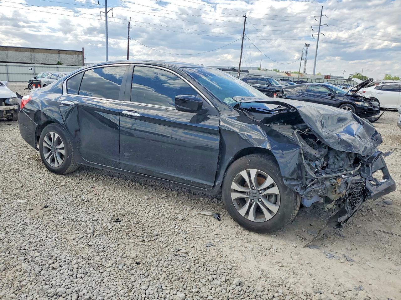 2015 Honda Accord Lx Black vin: 1HGCR2F35FA239869