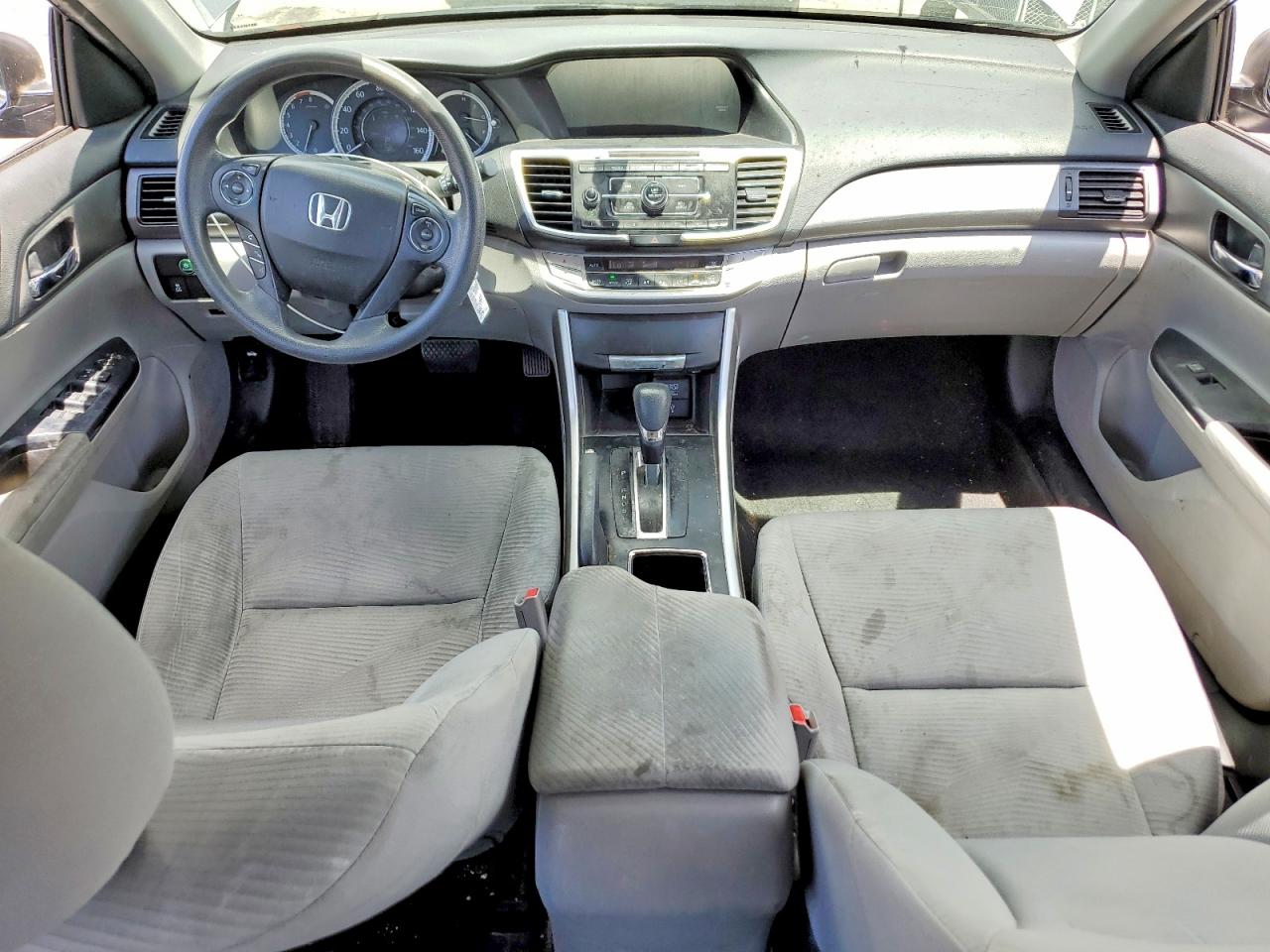 2015 Honda Accord Lx Gray vin: 1HGCR2F35FA242030