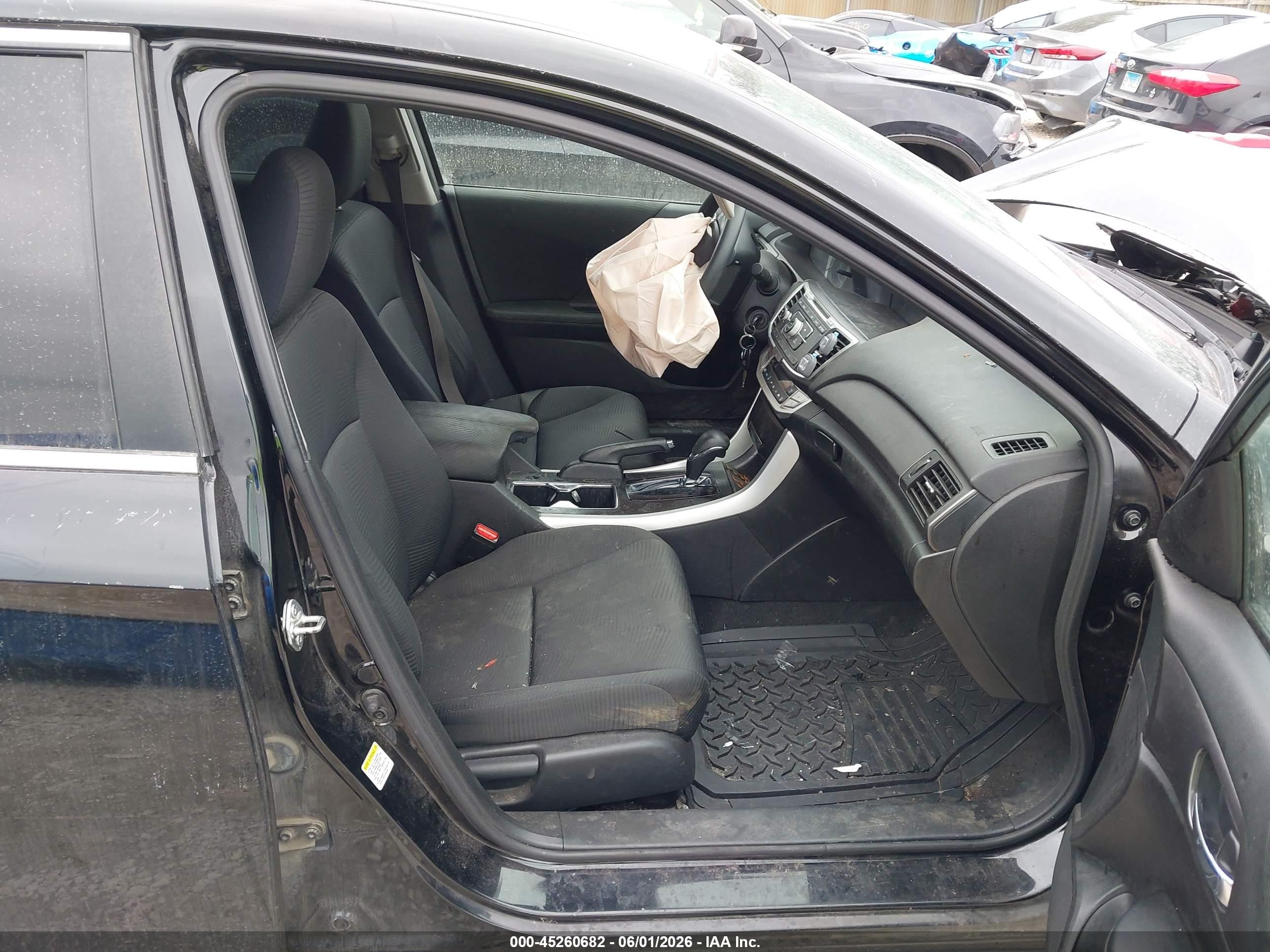 2015 Honda Accord Lx Black vin: 1HGCR2F35FA245168