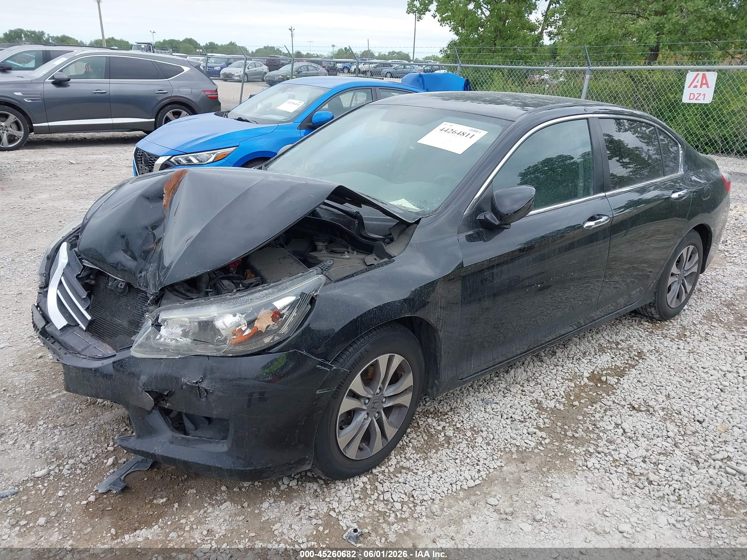 2015 Honda Accord Lx Black vin: 1HGCR2F35FA245168