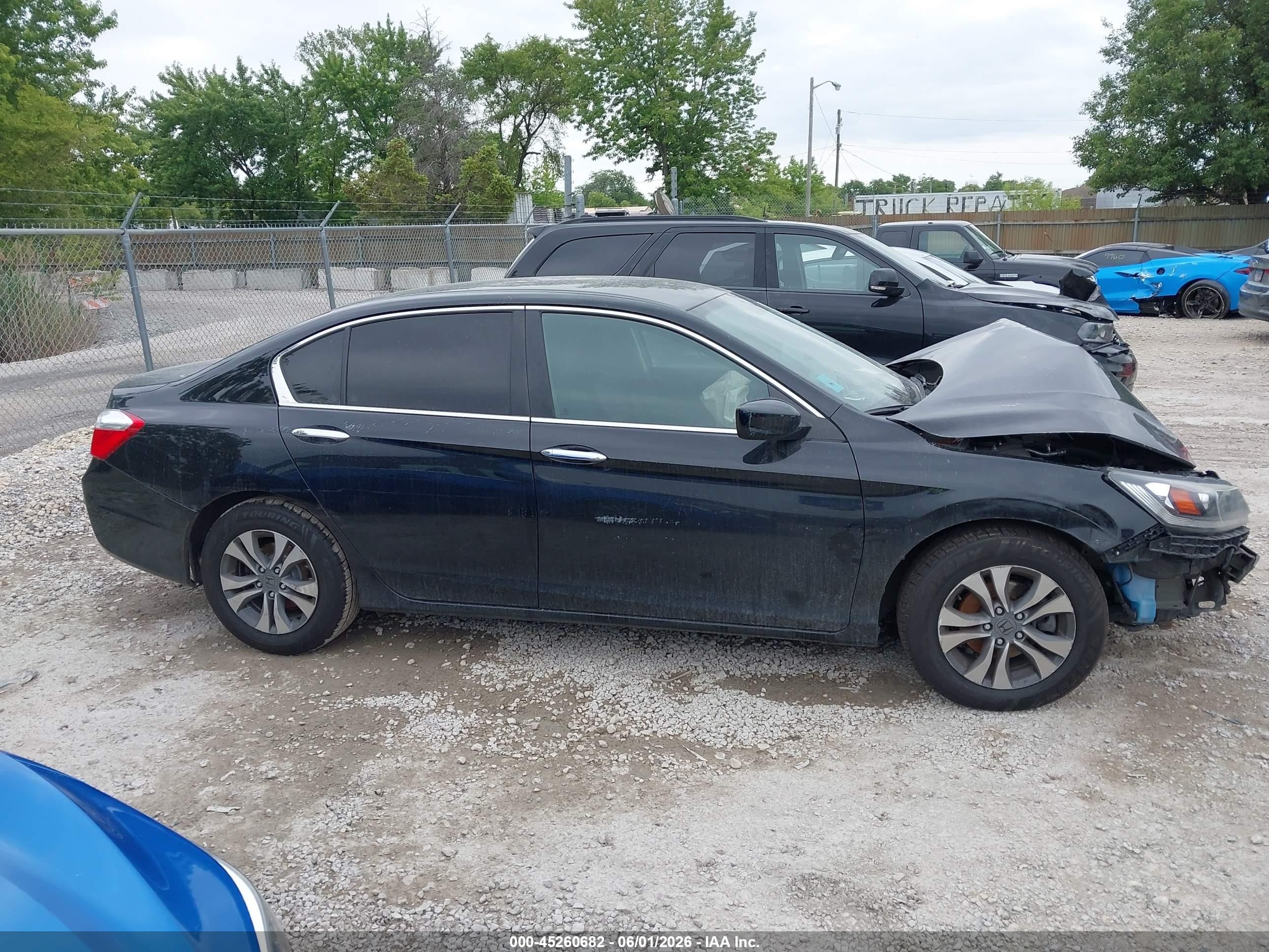 2015 Honda Accord Lx Black vin: 1HGCR2F35FA245168
