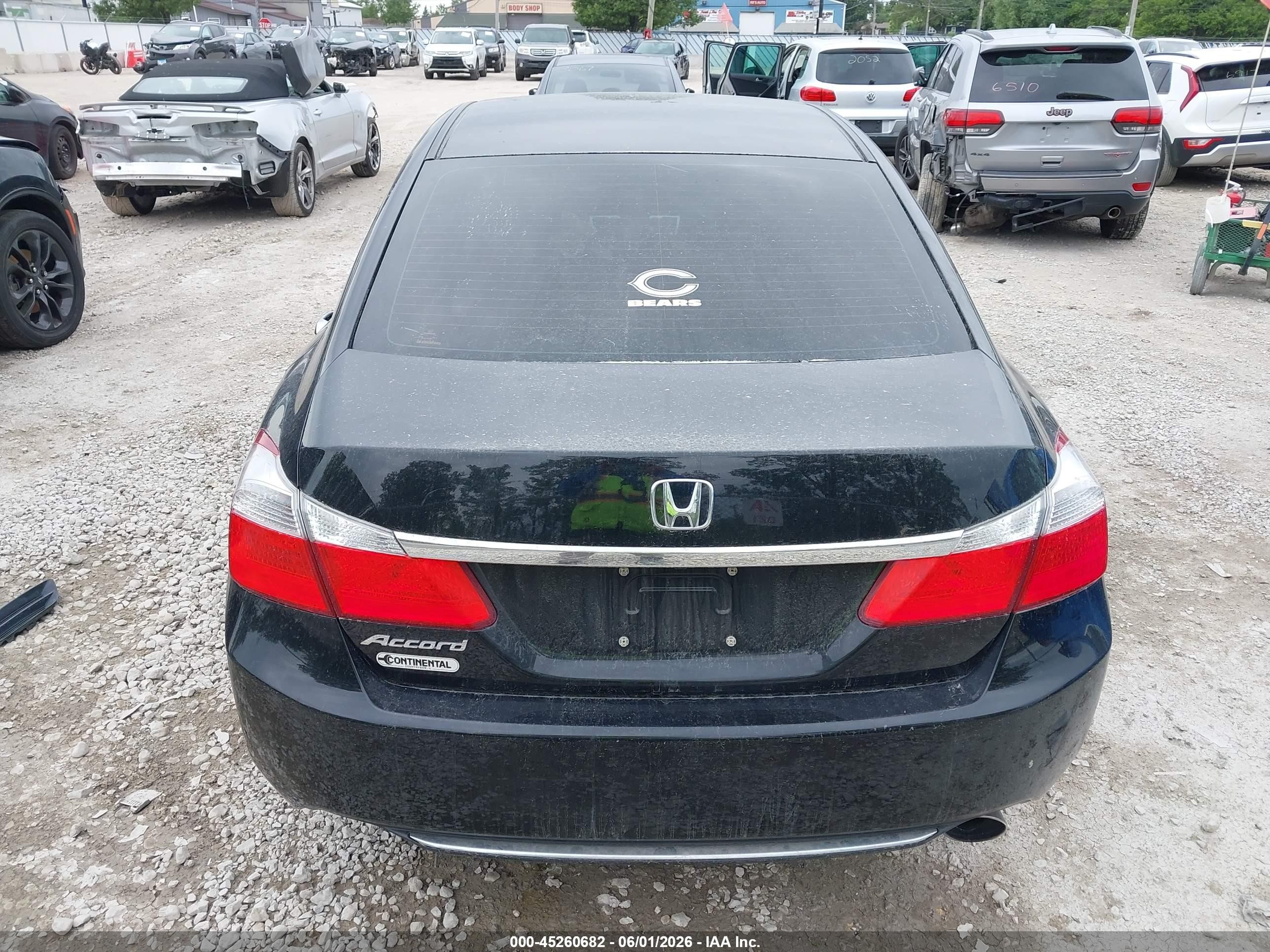 2015 Honda Accord Lx Black vin: 1HGCR2F35FA245168