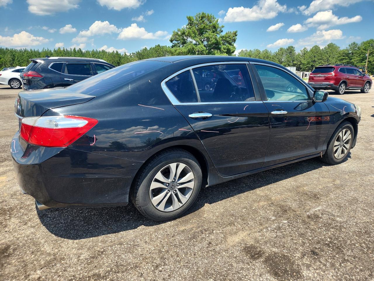 2015 Honda Accord Lx Black vin: 1HGCR2F35FA247003
