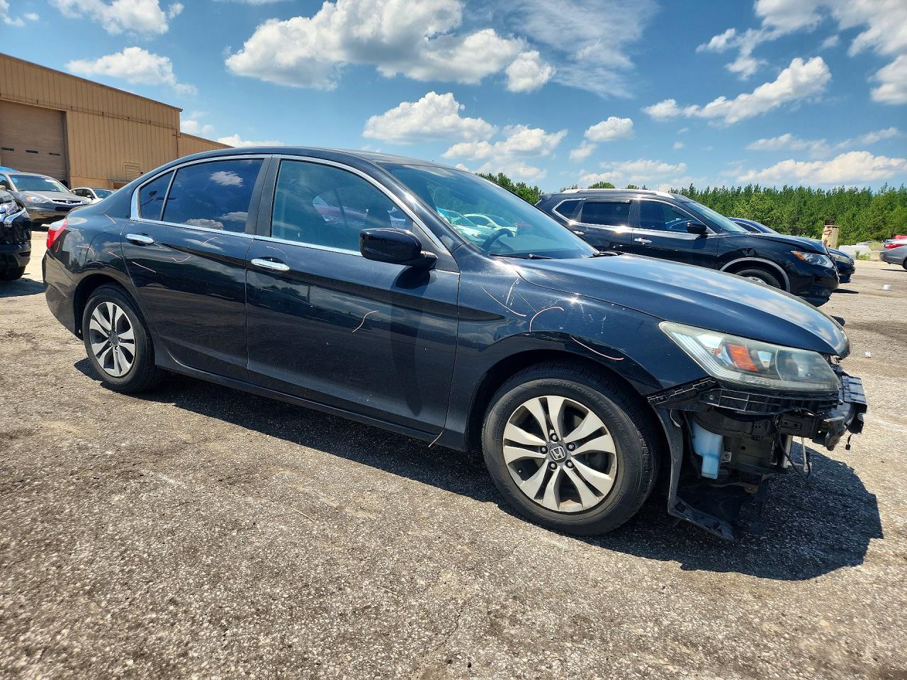 2015 Honda Accord Lx Black vin: 1HGCR2F35FA247003