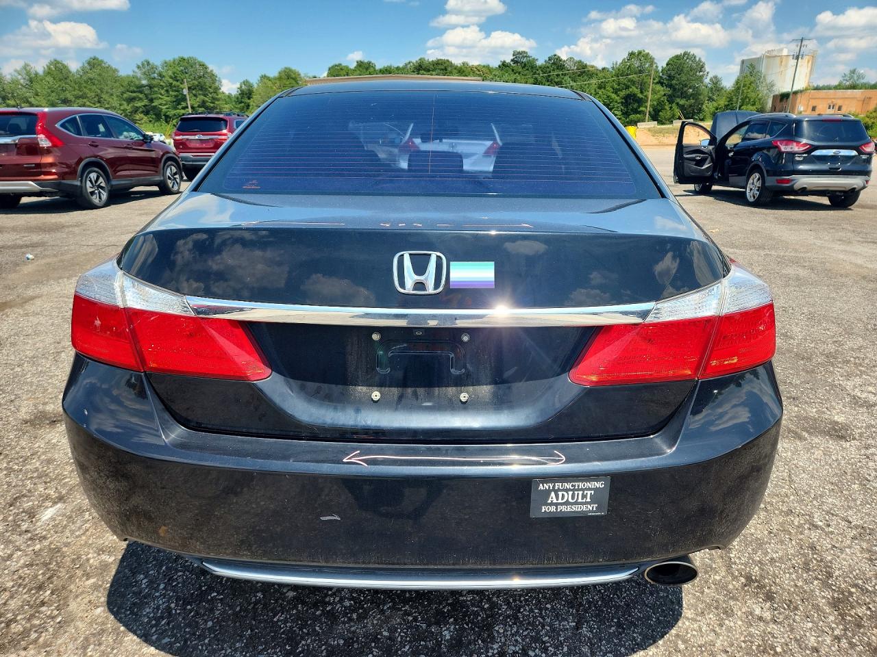 2015 Honda Accord Lx Black vin: 1HGCR2F35FA247003