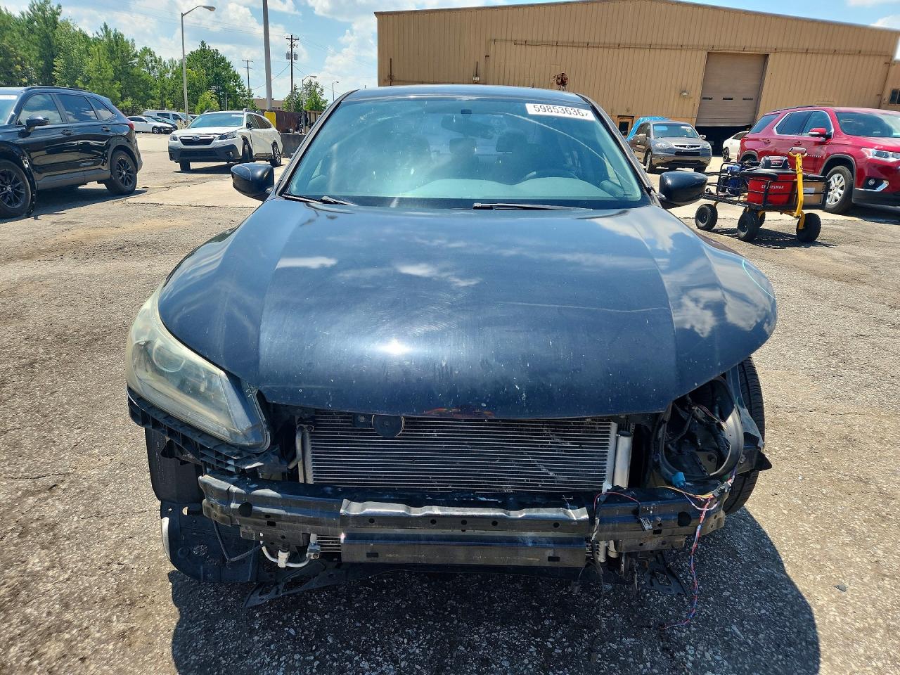 2015 Honda Accord Lx Black vin: 1HGCR2F35FA247003
